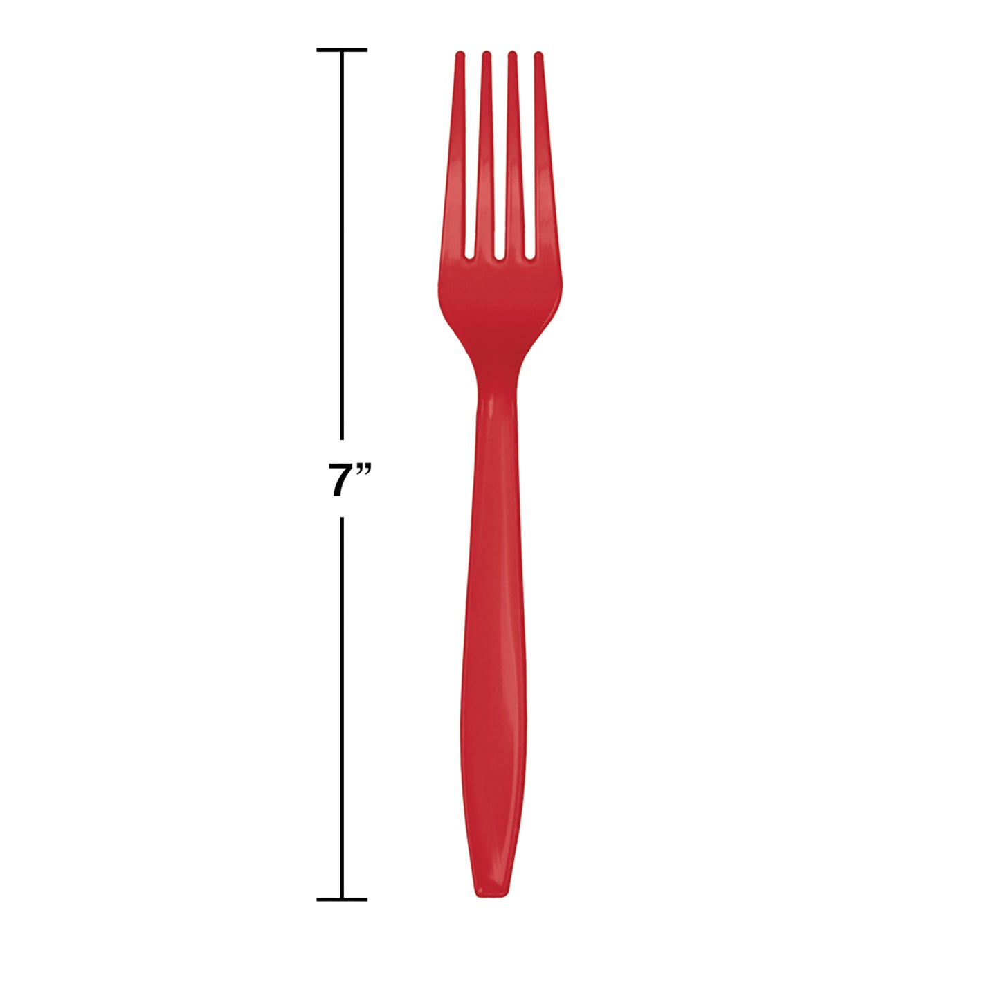 Classic Red Plastic Forks 288 ct