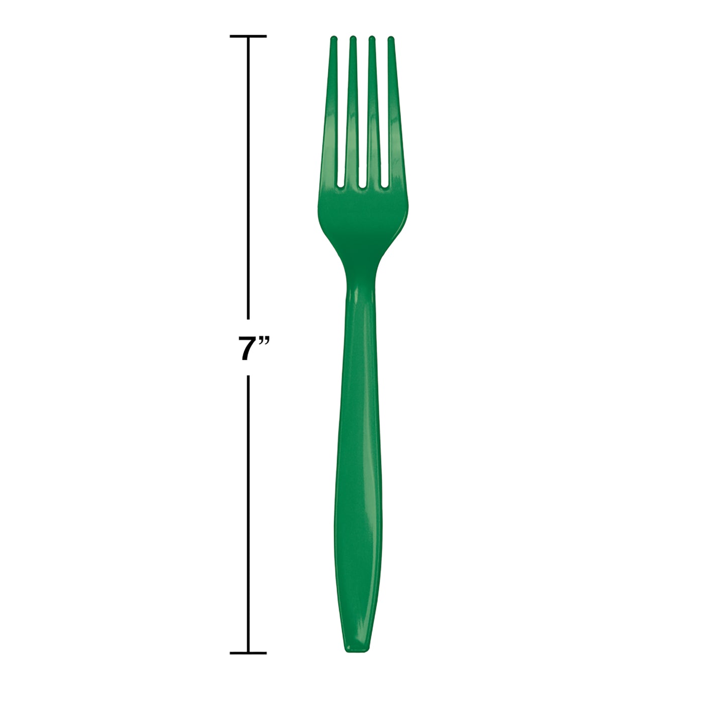 Emerald Green Plastic Forks 288 ct