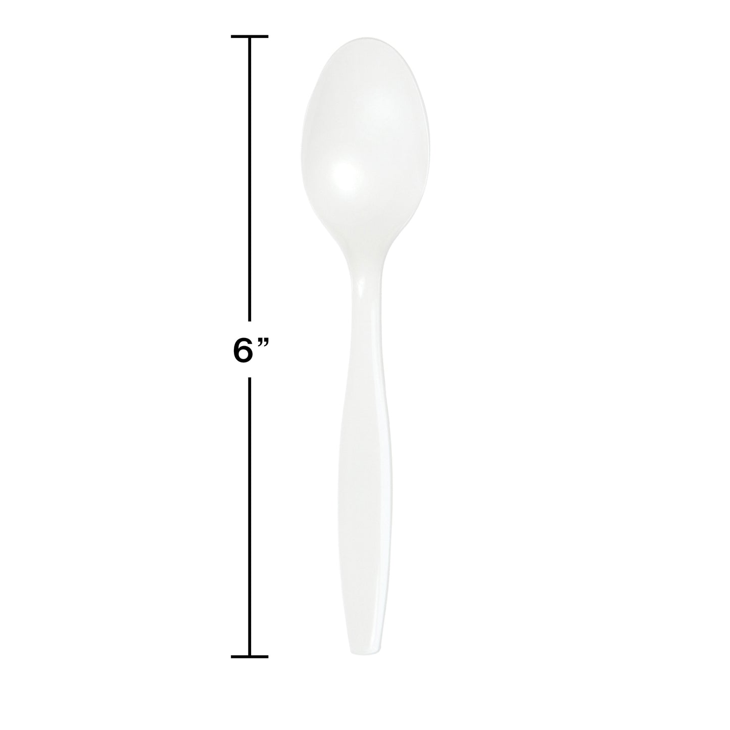 White Plastic Spoons 288 ct