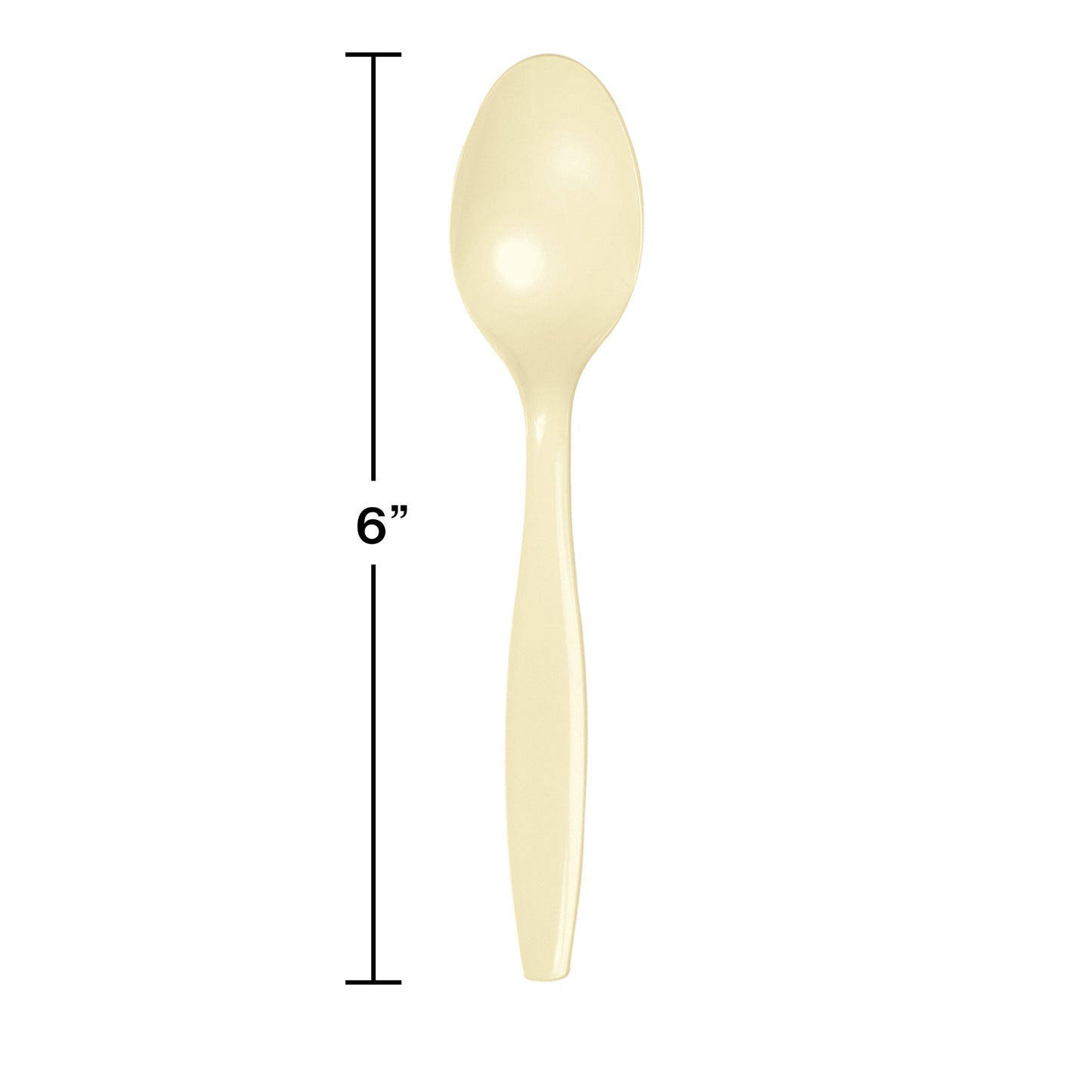 Ivory Plastic Spoons 288 ct
