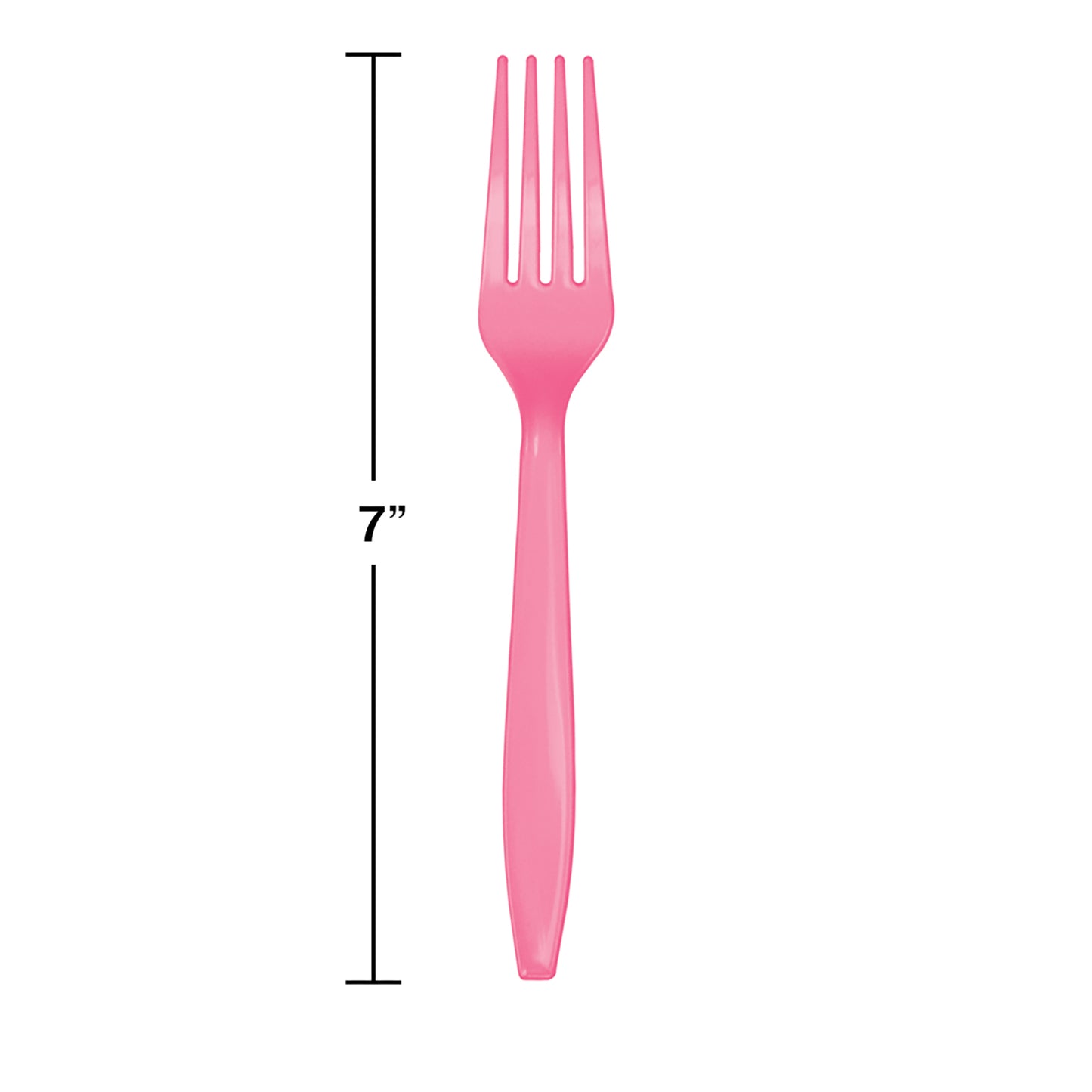 Candy Pink Plastic Forks 288 ct
