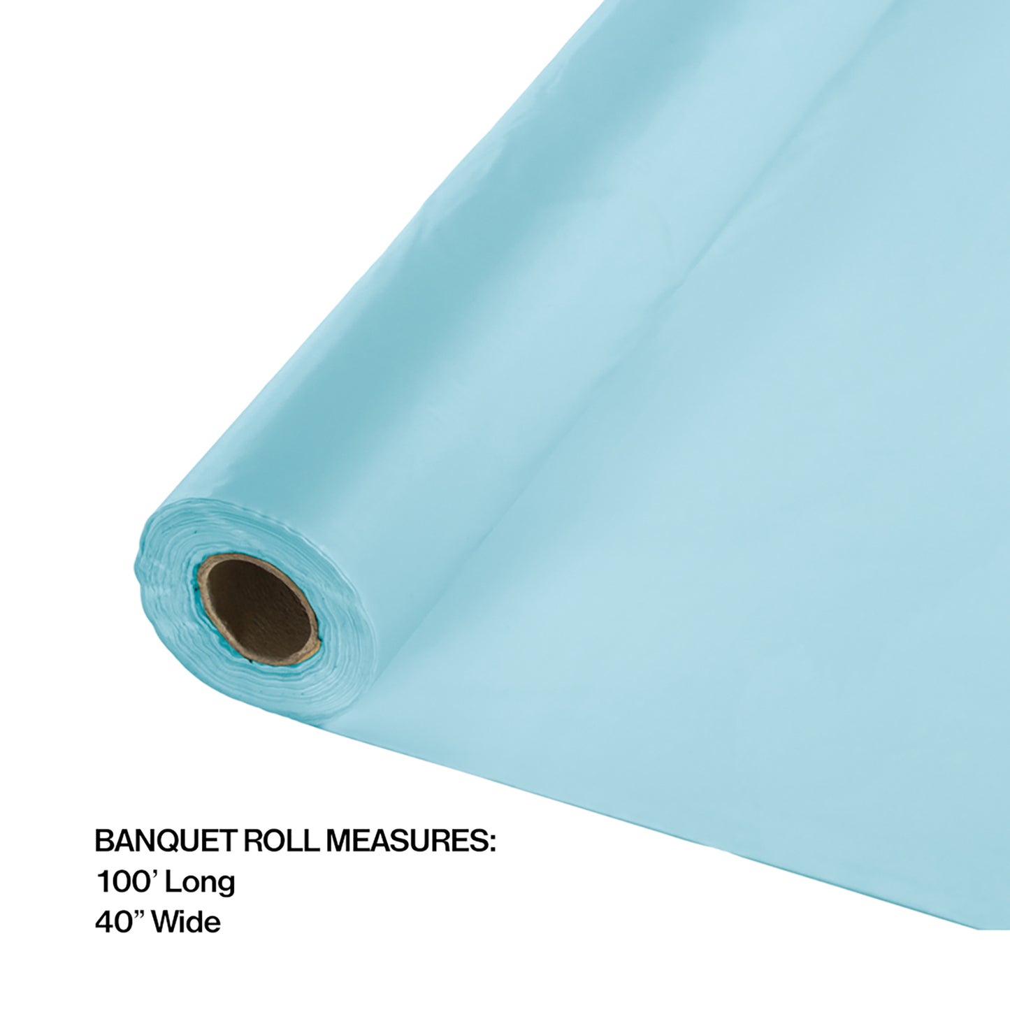 Pastel Blue Banquet Table Roll 1 ct