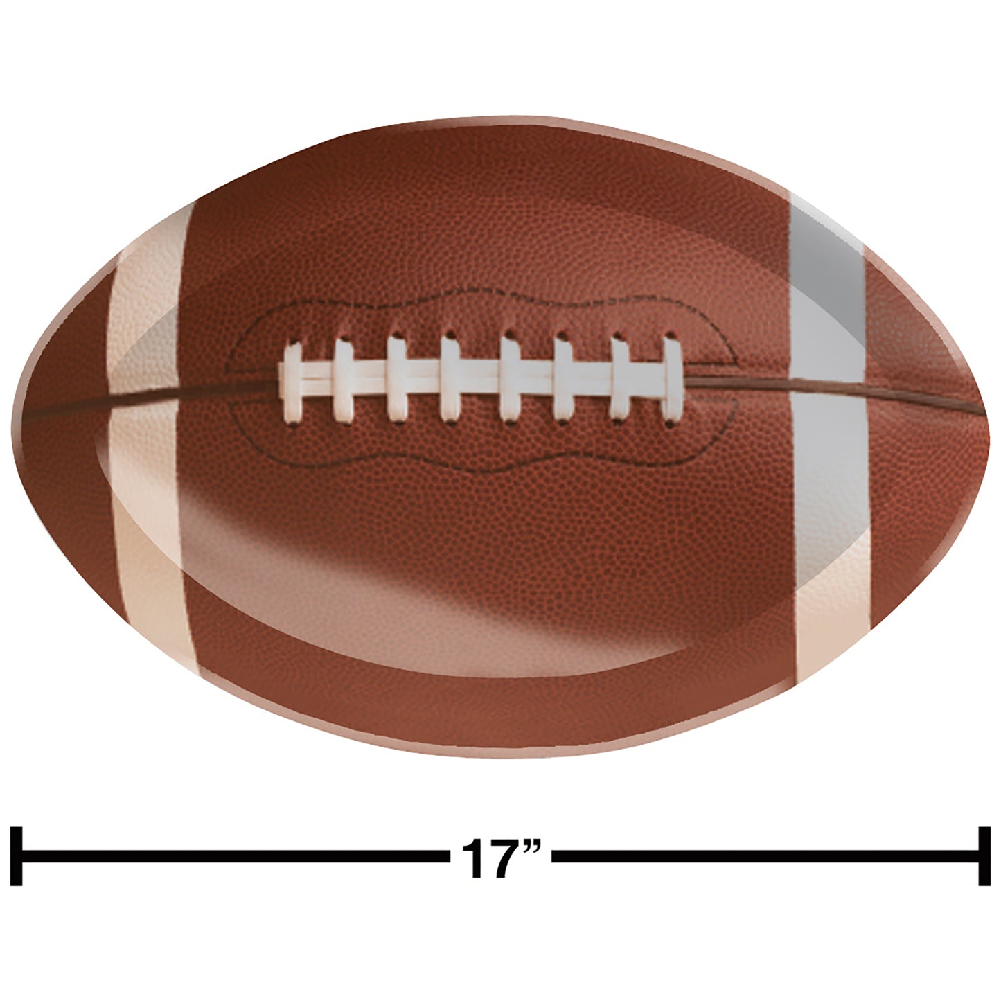 Football Plastic Trays 12 ct