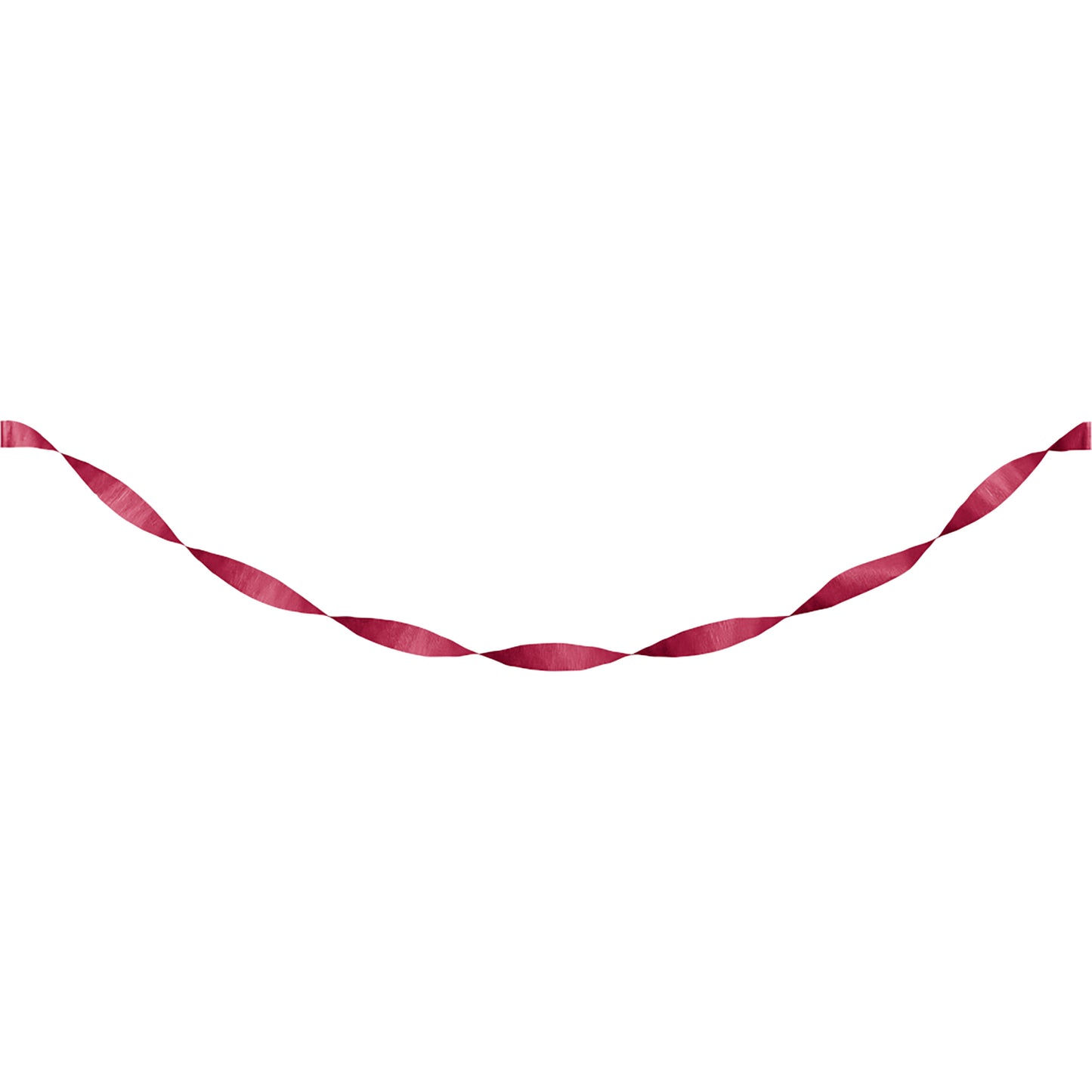 Burgundy Crepe Streamer 12 ct