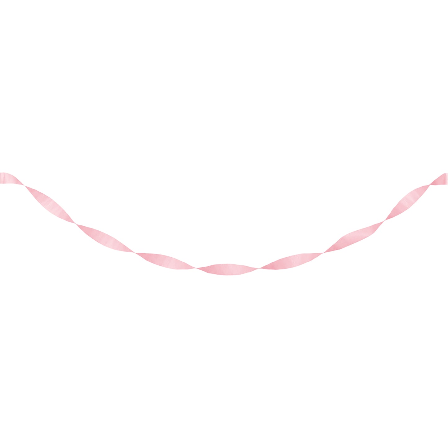 Classic Pink Crepe Streamer 12 ct