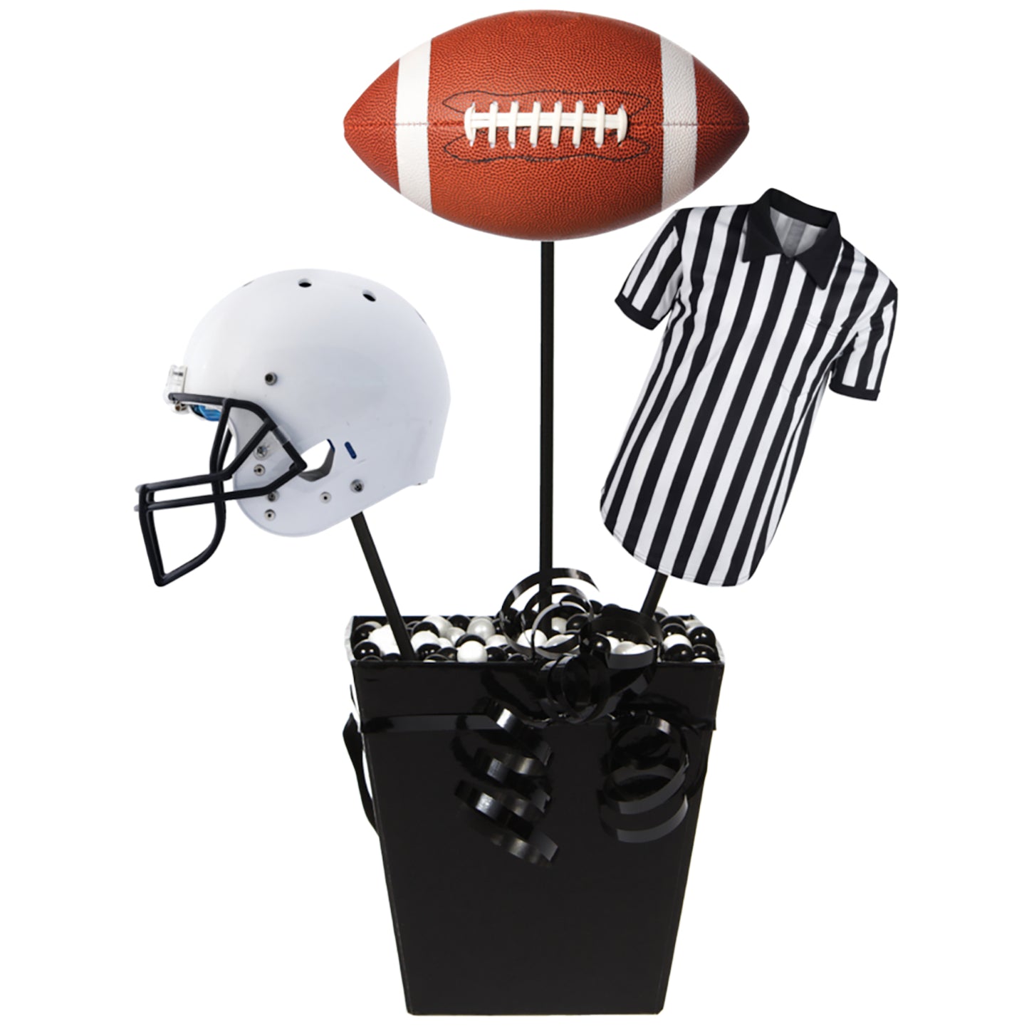 Football DIY Centerpieces Sticks 18 ct