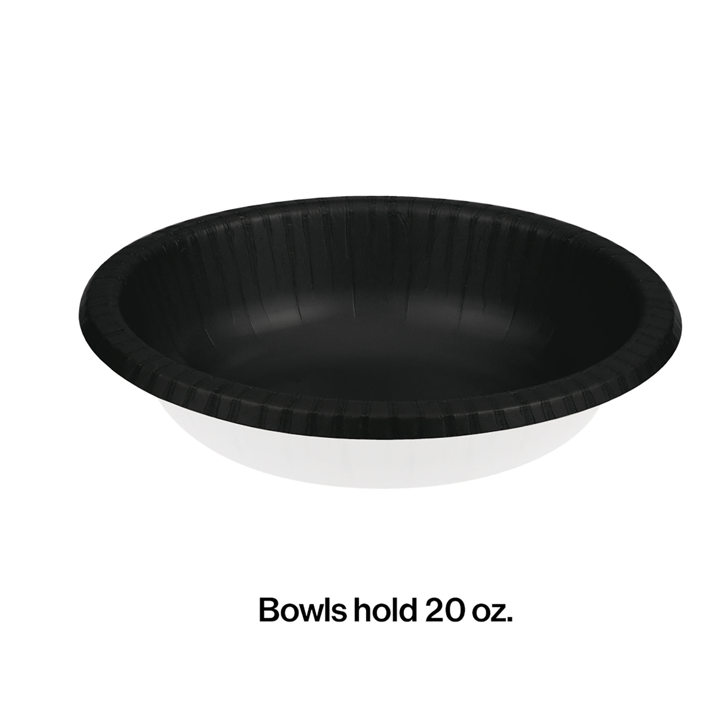 Black Velvet Paper Bowls 200 ct