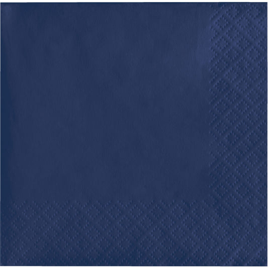 Navy 2-Ply Beverage Napkins 1200 ct
