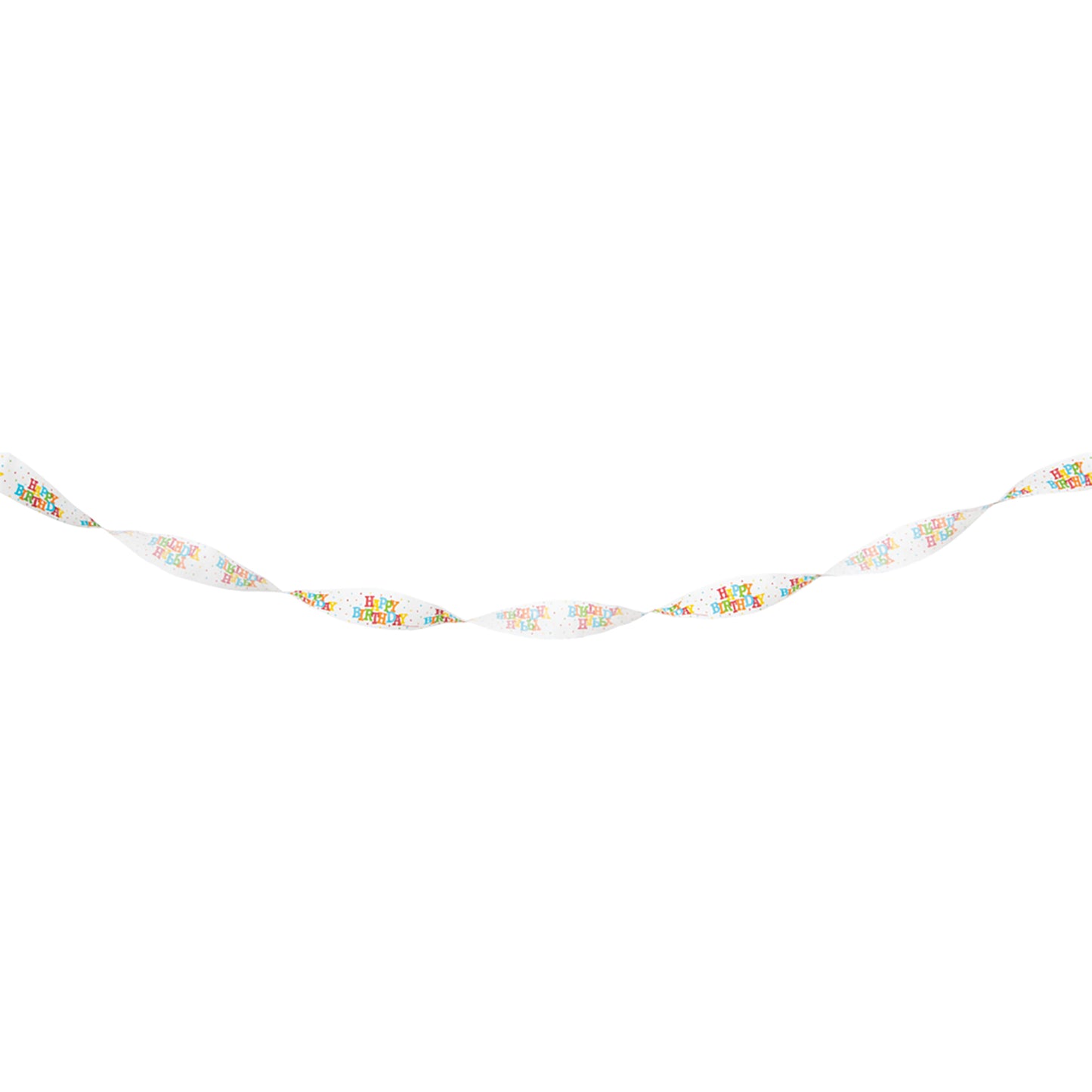 Happy Birthday Streamers 12 ct