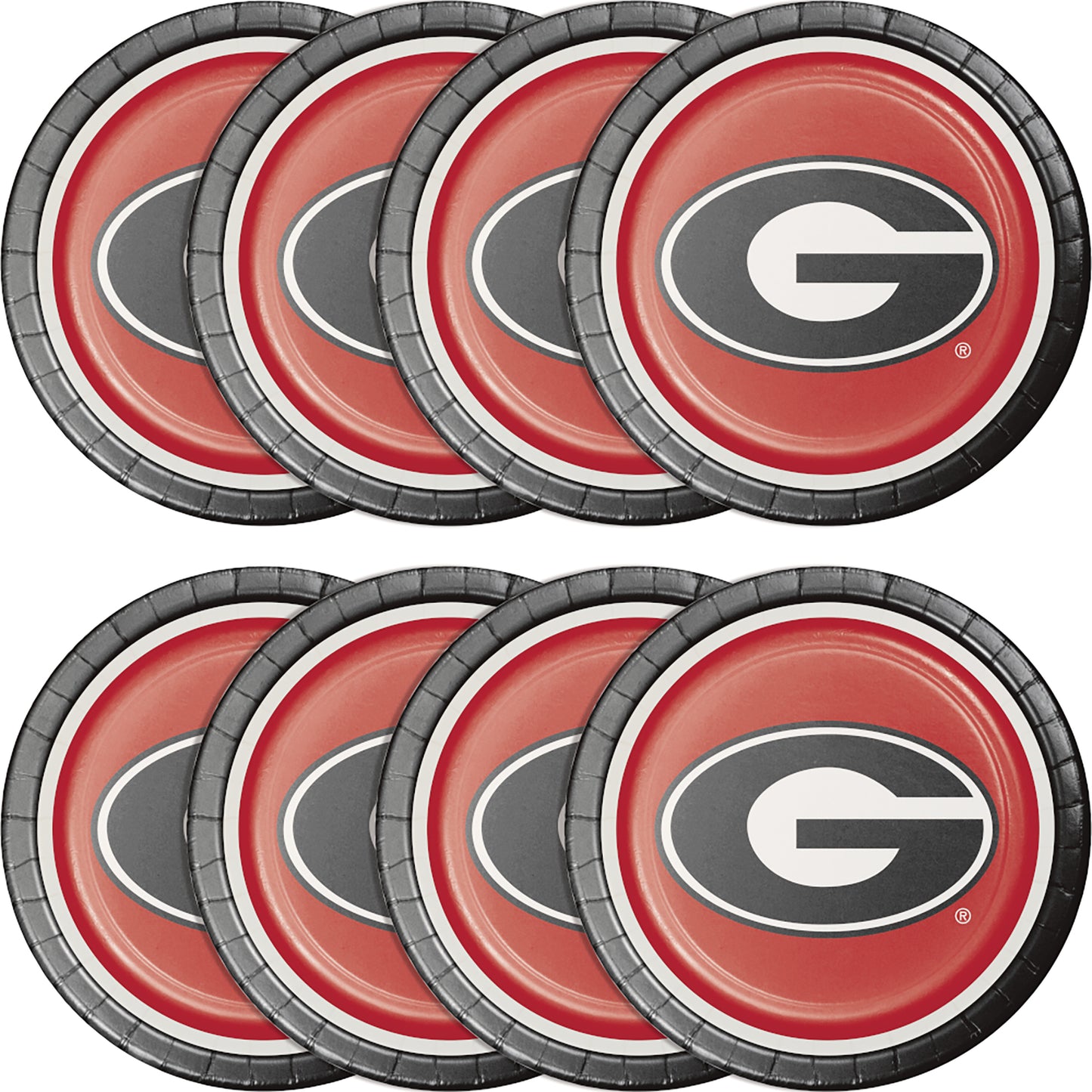 University of Georgia Dinner Plates 96 ct