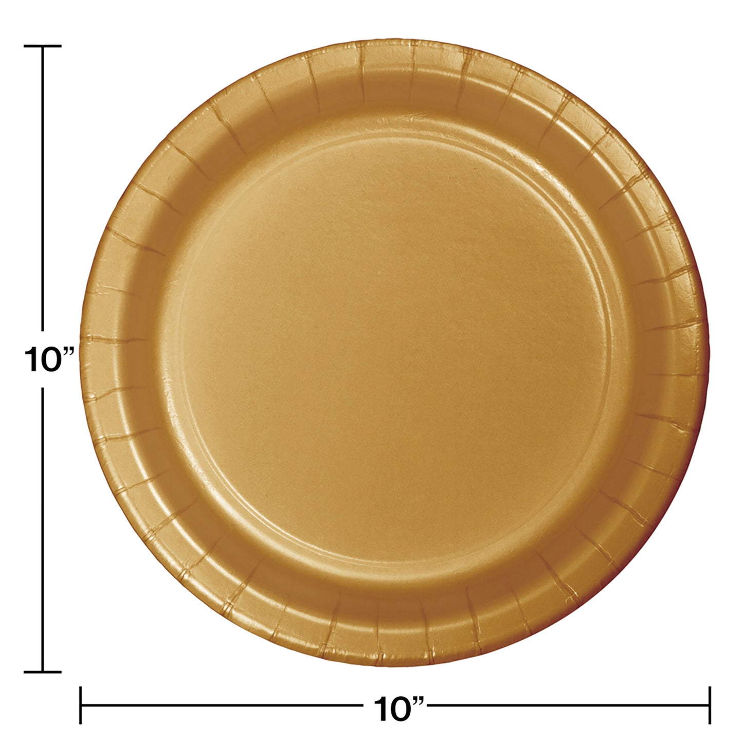 Glittering Gold SturdyStyle Banquet Plates 240 ct
