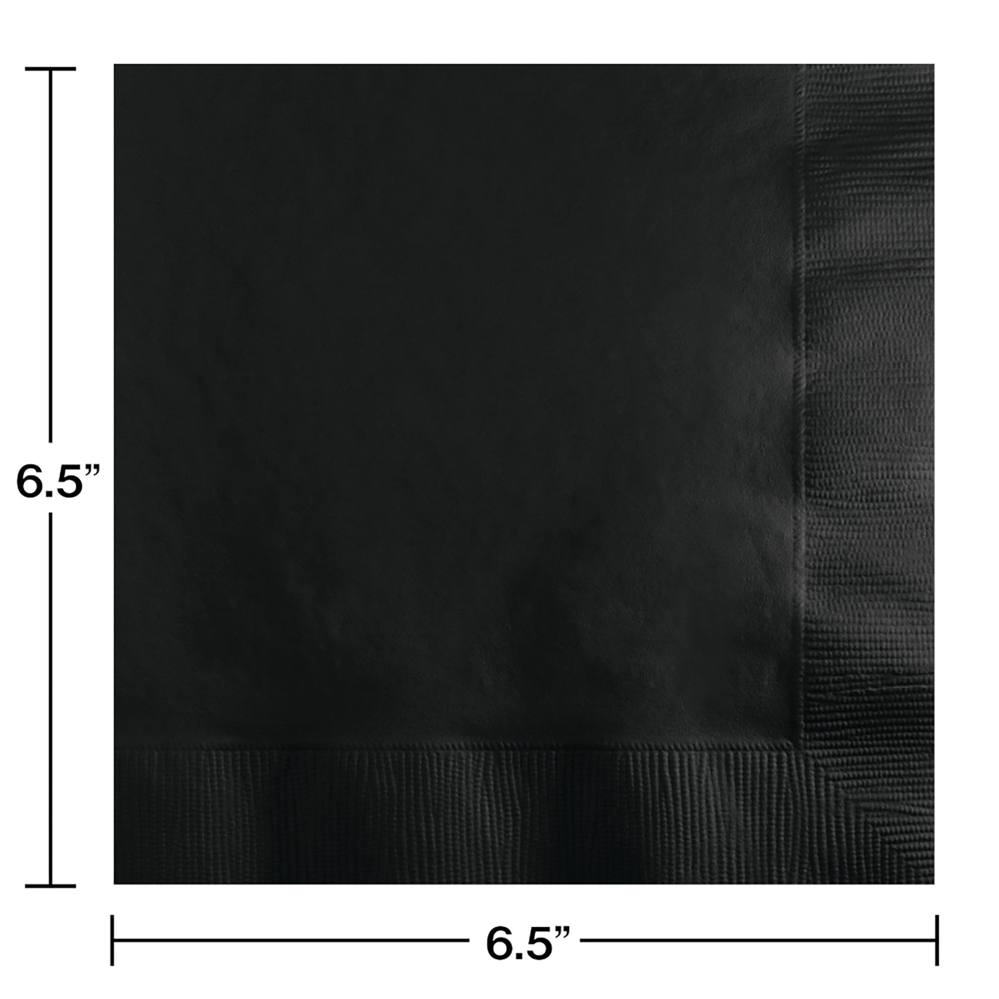 Value Friendly Black Velvet Luncheon Napkins 240 ct