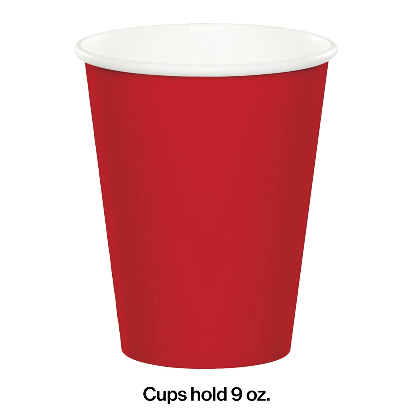 Value Friendly Classic Red 9 oz Hot & Cold Cups 96 ct