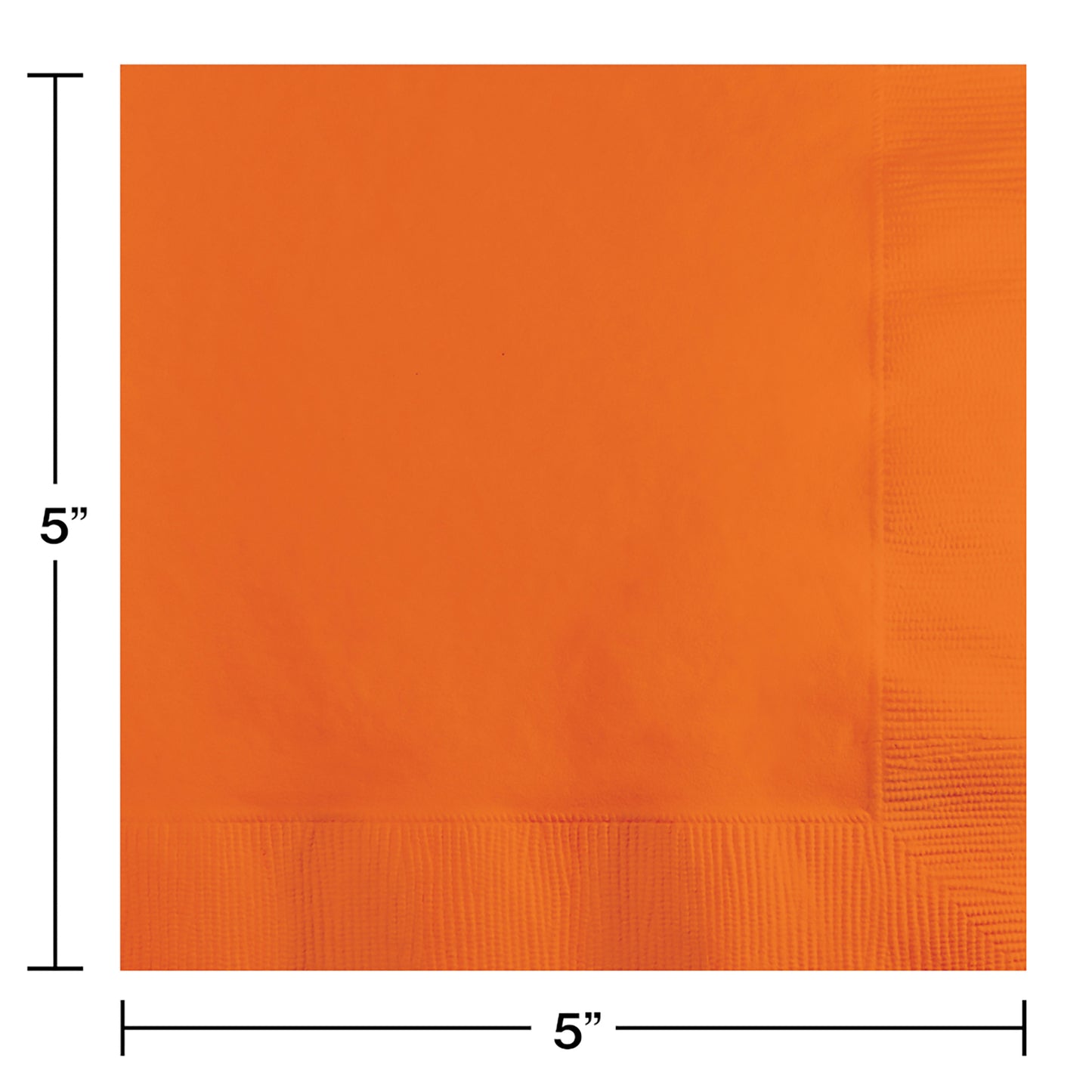 Value Friendly Sunkissed Orange Beverage Napkins 240 ct