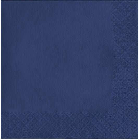 Navy Blue Luncheon Napkins 3-Ply 500 ct