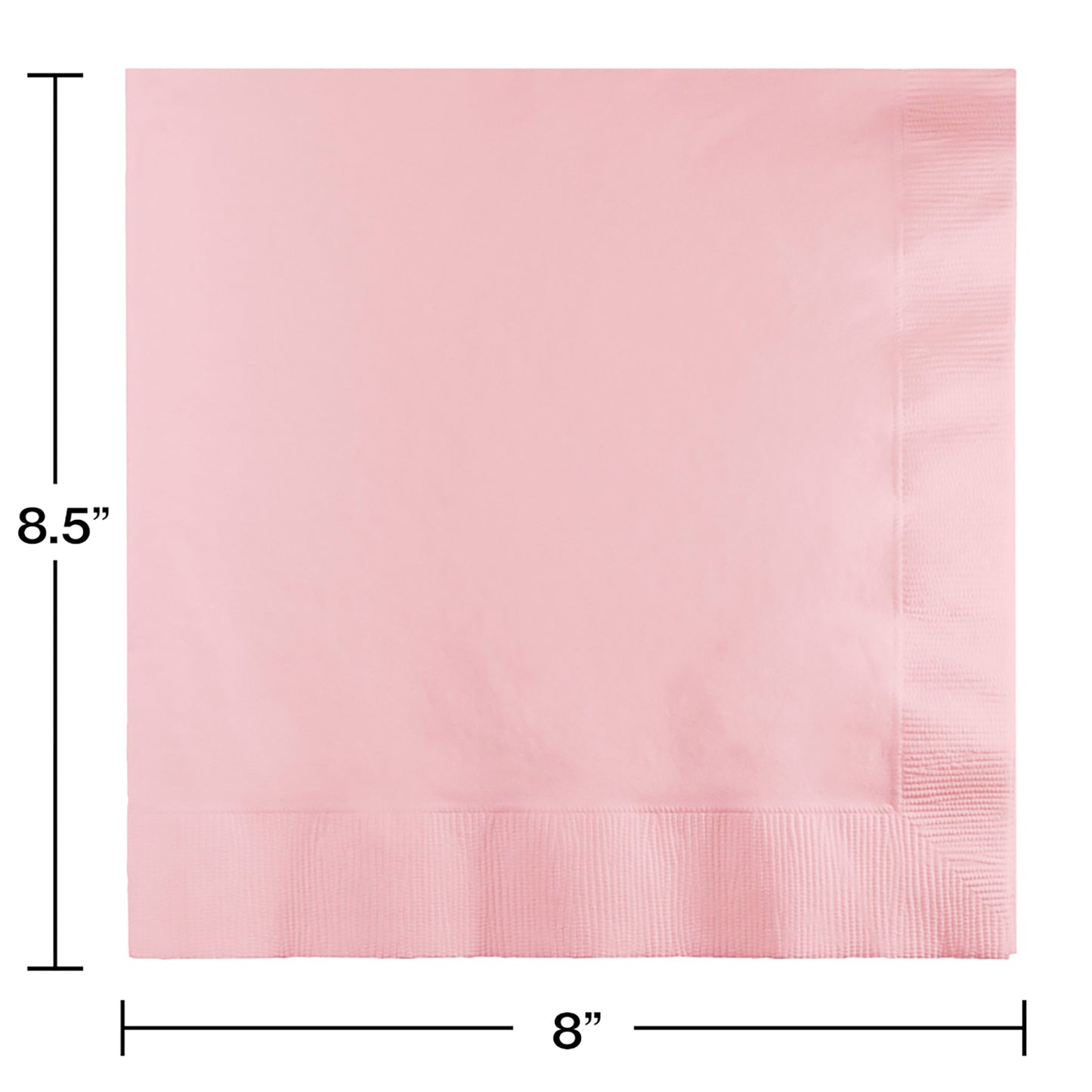 Classic Pink Dinner Napkins 3-Ply 250 ct