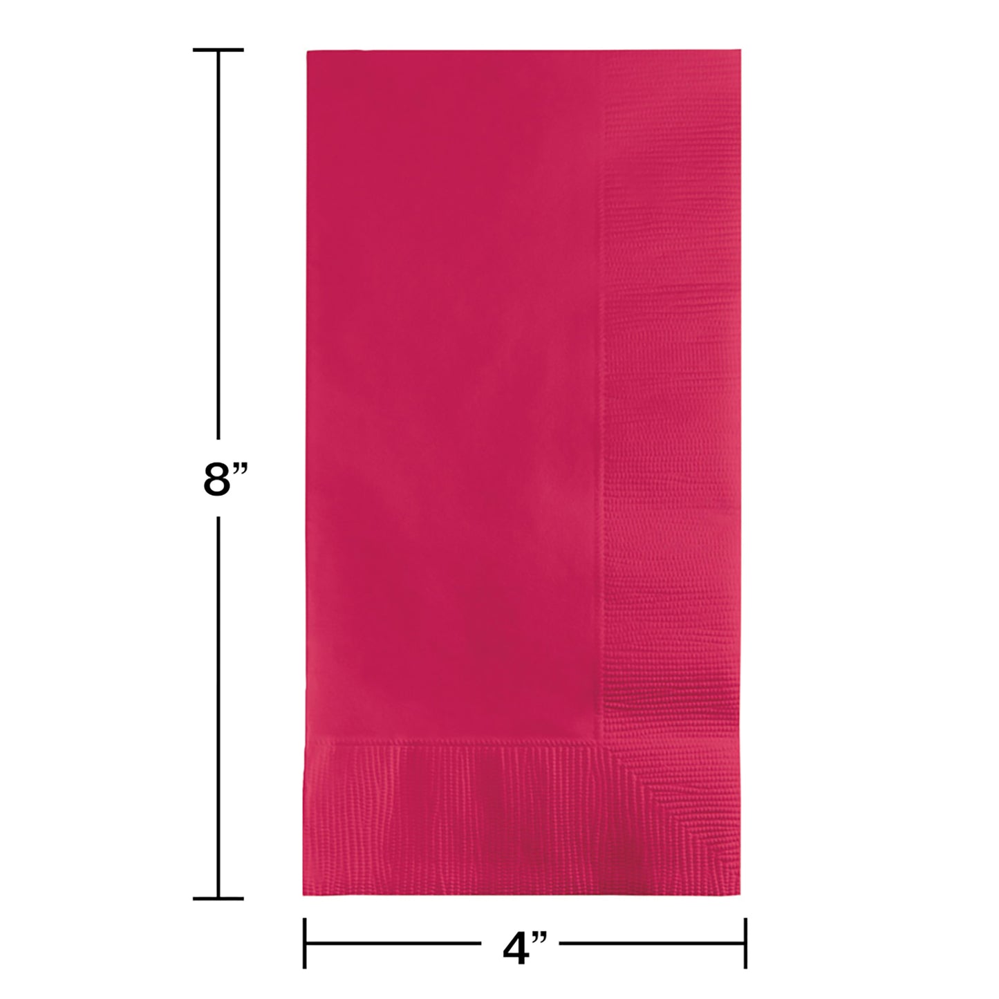 Hot Magenta 2-Ply Dinner Napkins 600 ct