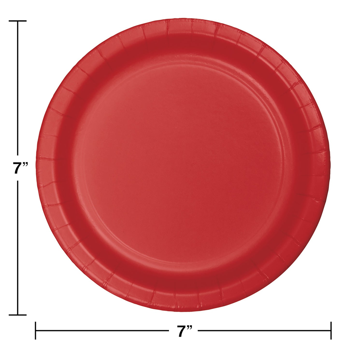 Classic Red Dessert Plates 900 ct