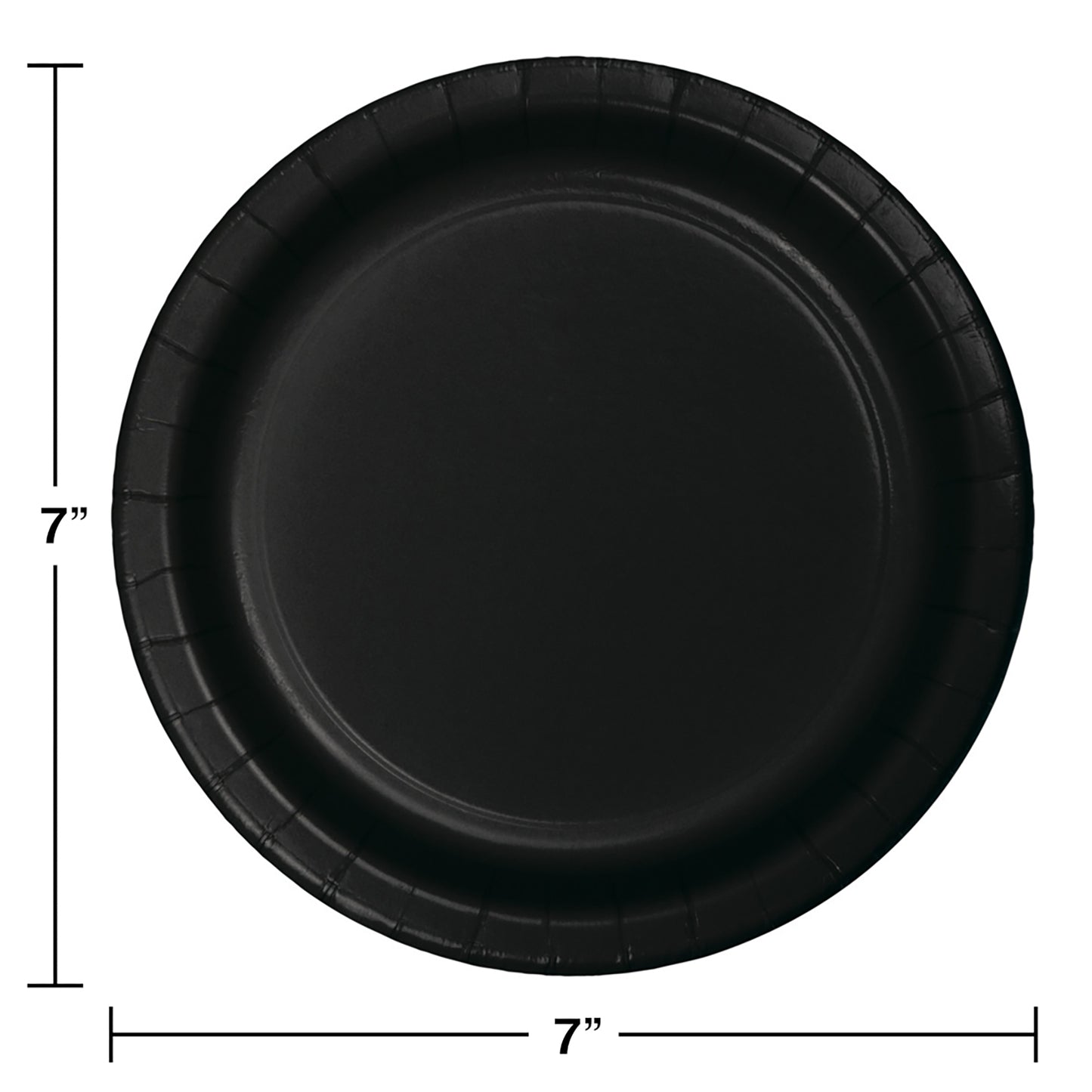 Black Velvet Dessert Plates 240 ct