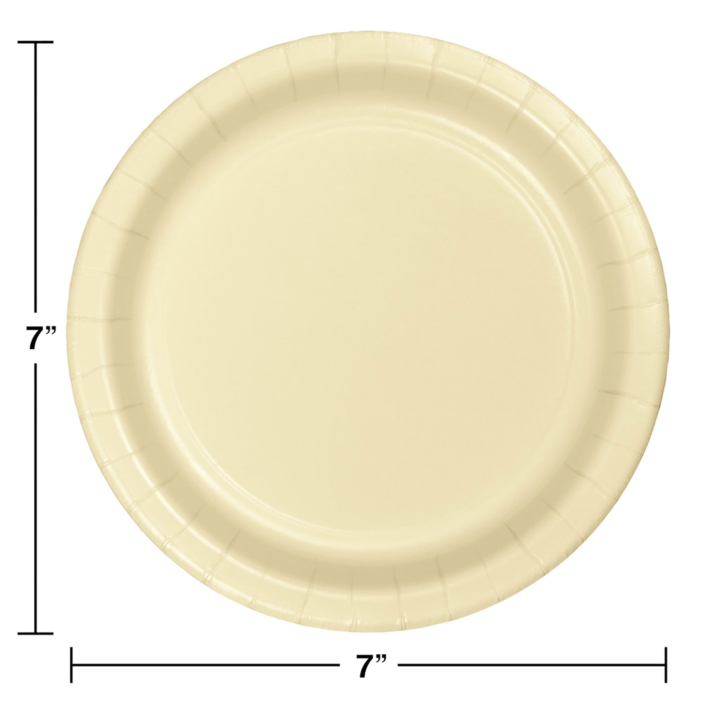 Ivory Dessert Plates 240 ct