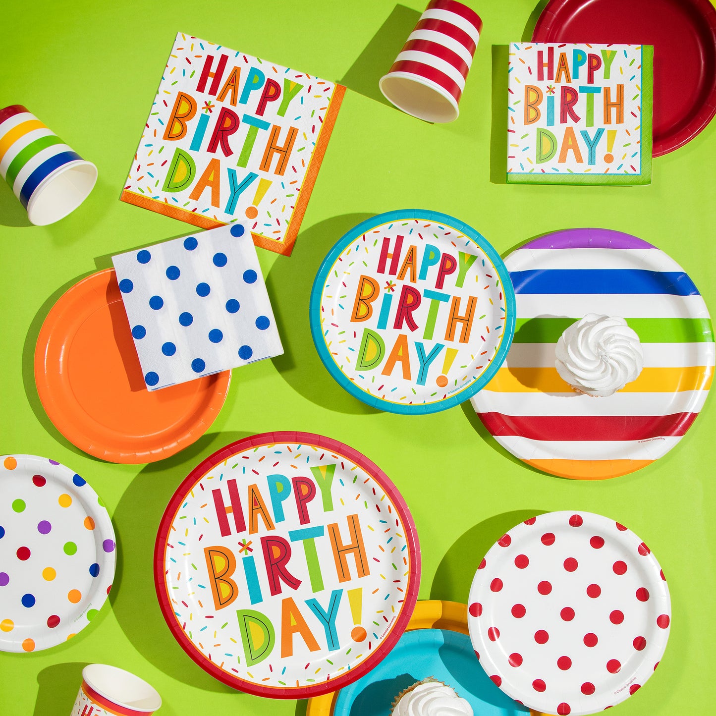Birthday Fun Beverage Napkins 192 ct