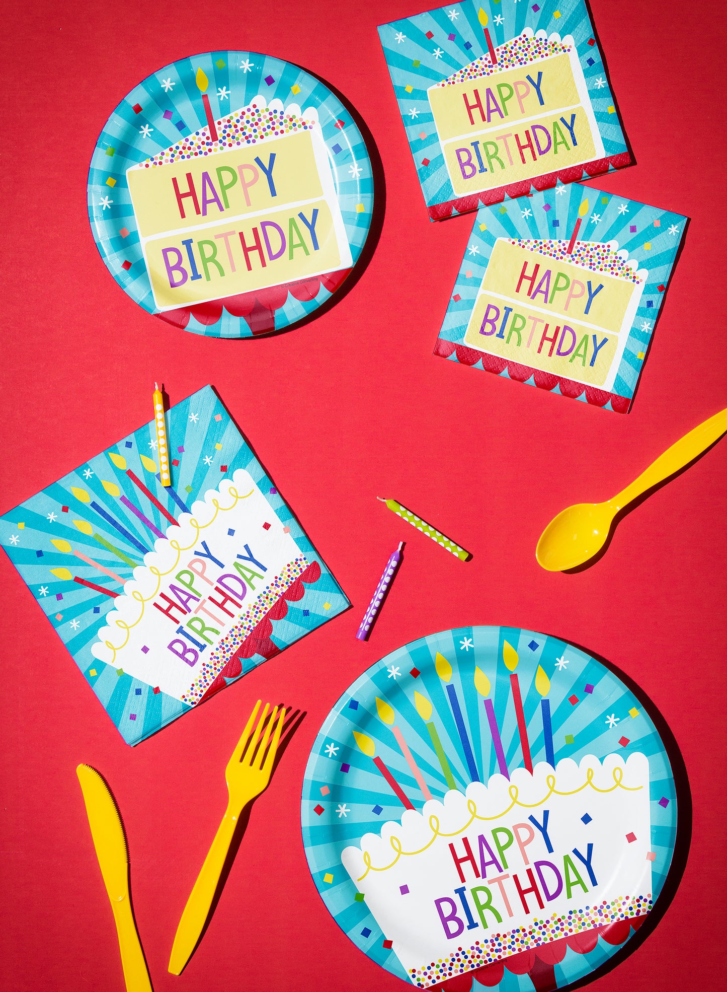 Cake Birthday Luncheon Napkins 192 ct