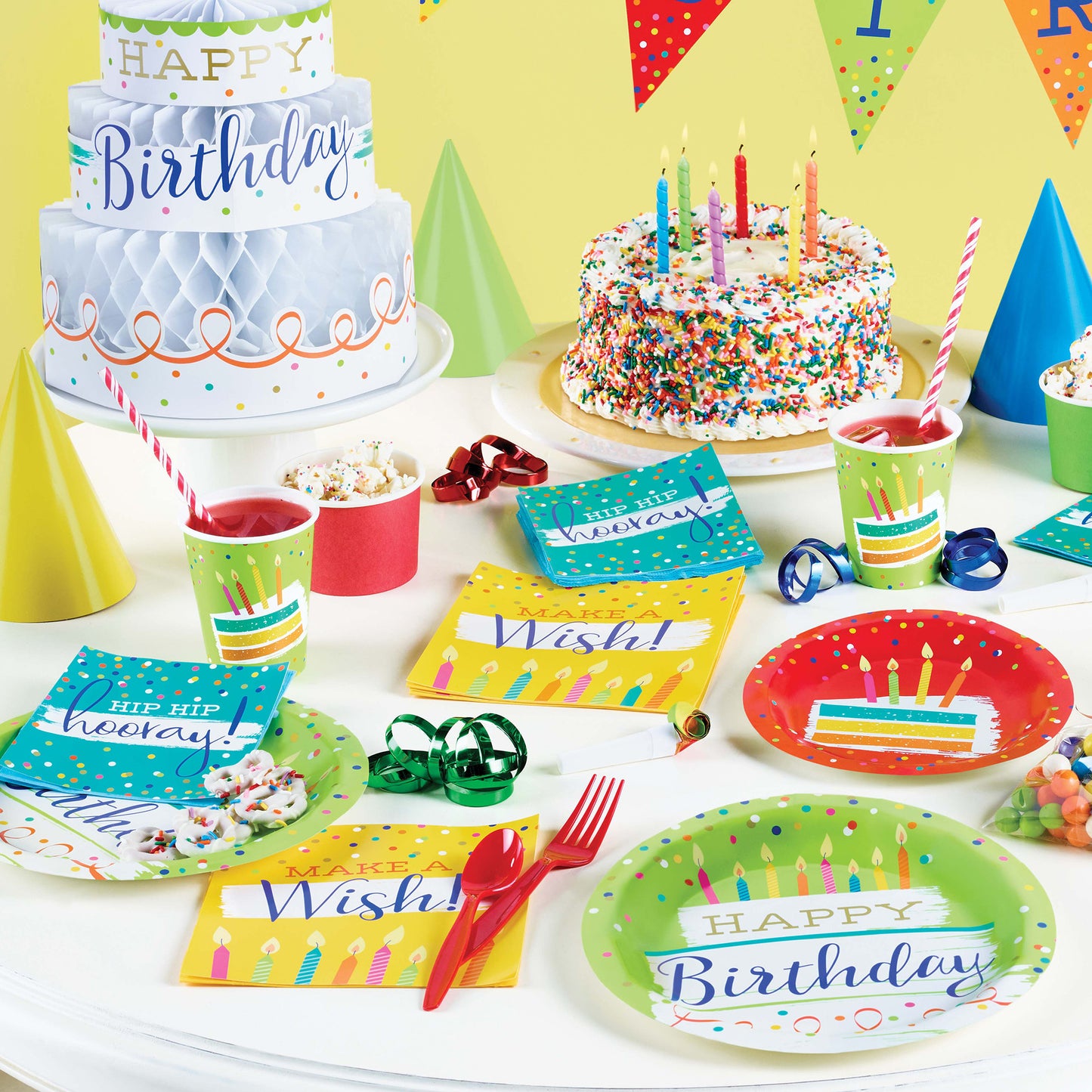 Festive Cake Paper Cups 96 ct