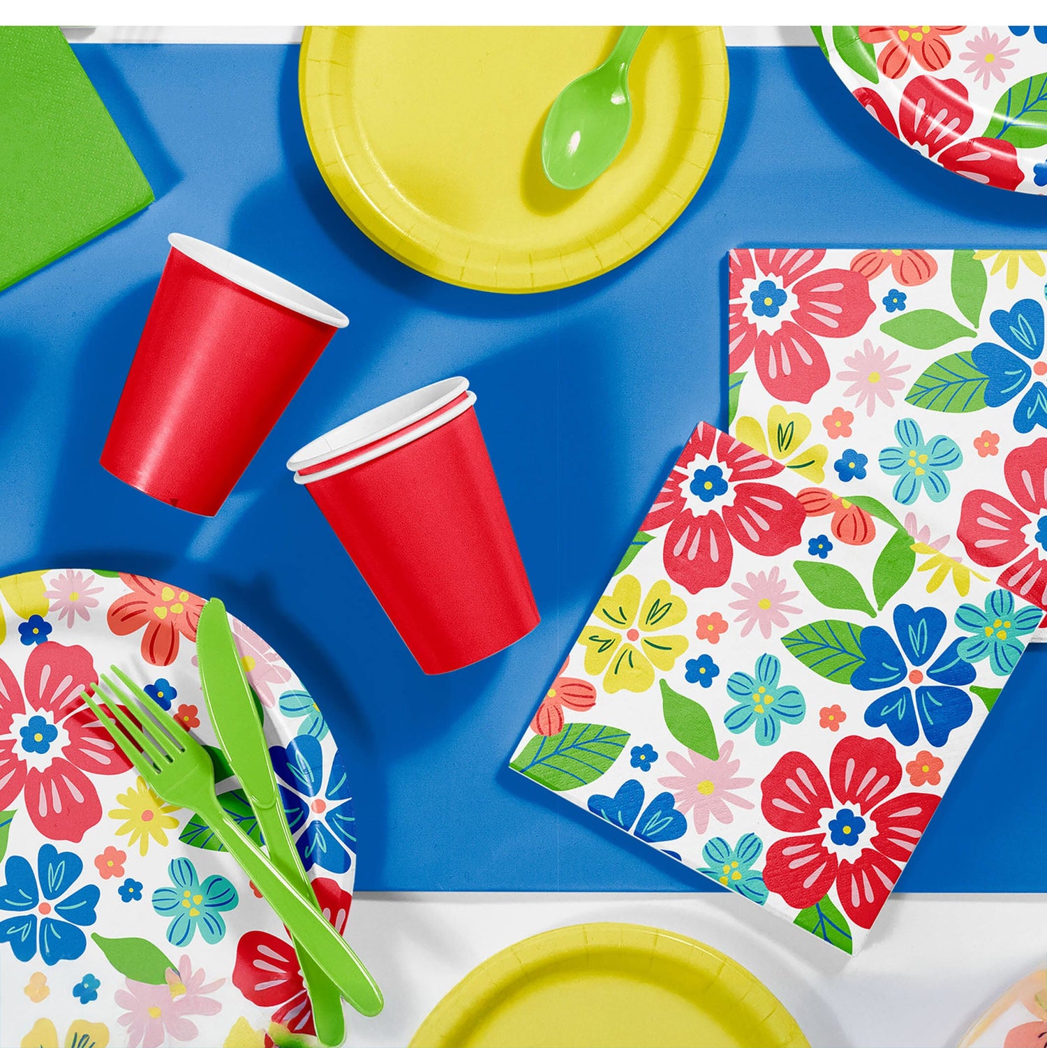 Abundant Florals Party Supplies