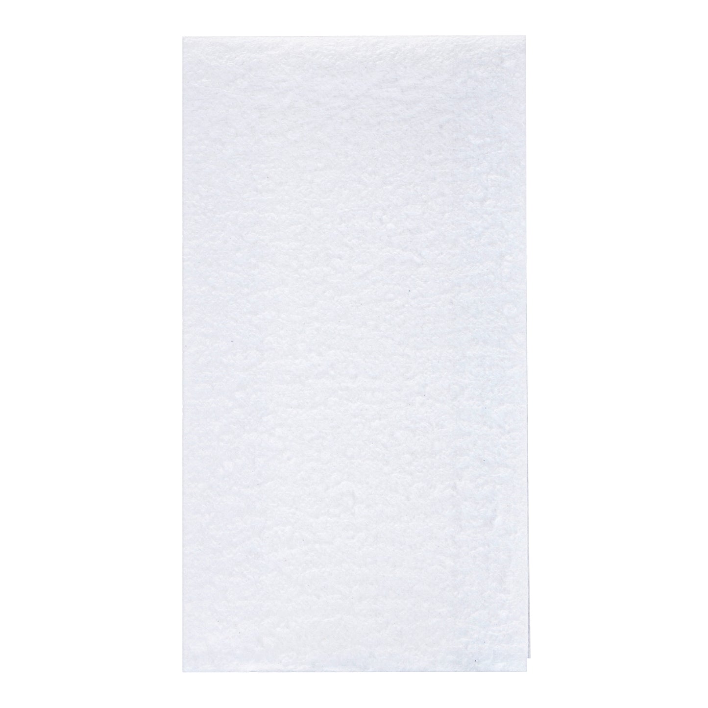 White paper napkin on a white background