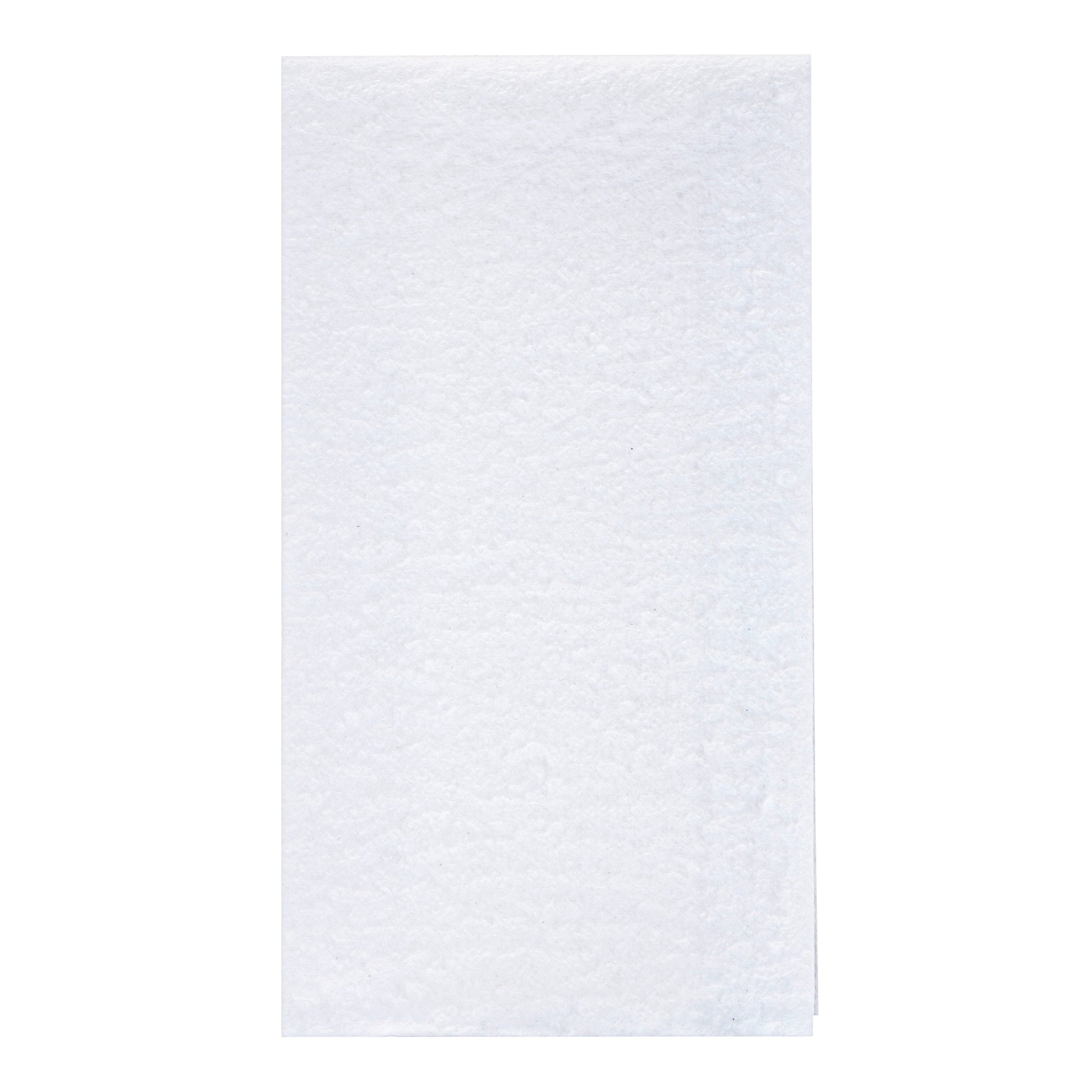 White paper napkin on a white background