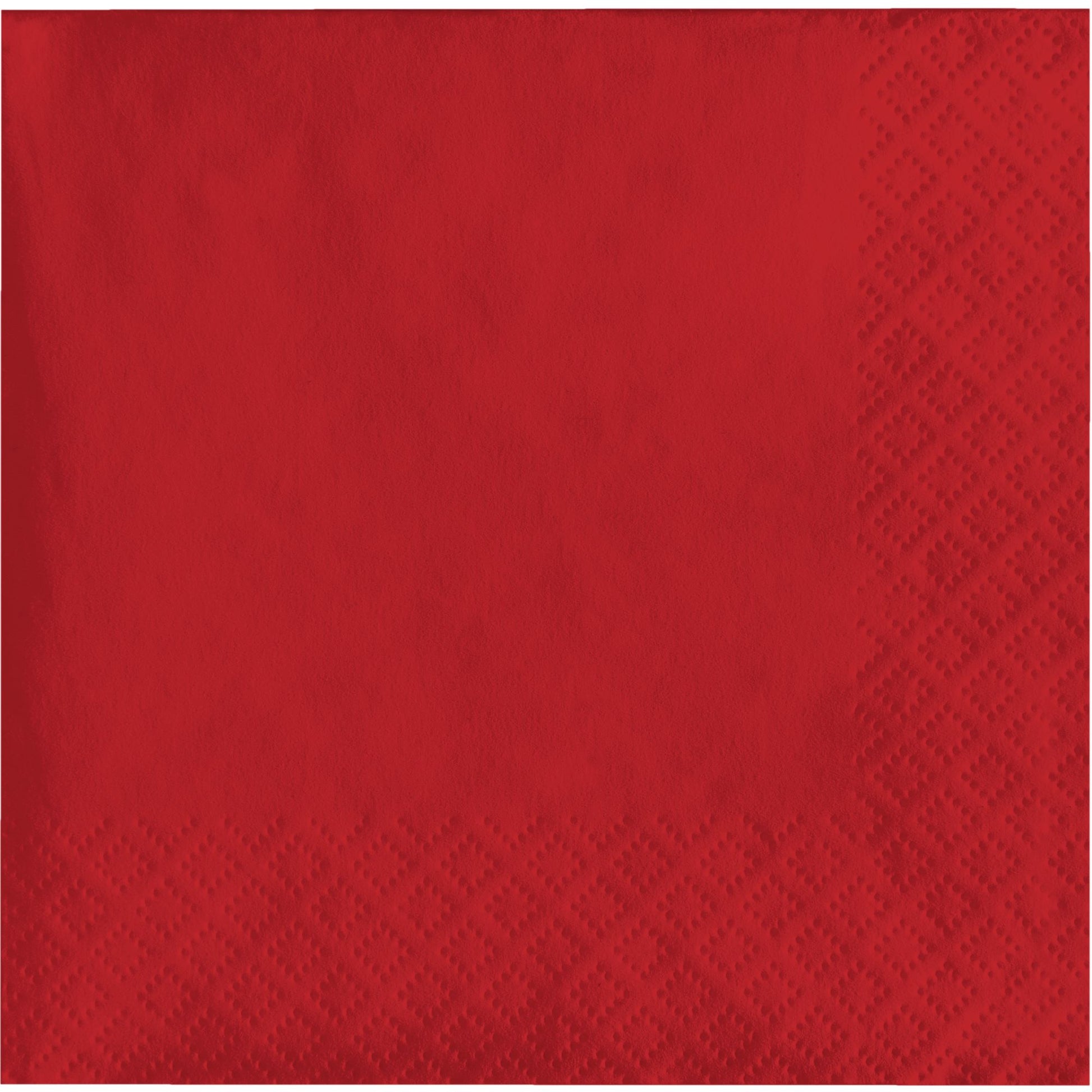 Classic Red 2-Ply Beverage Napkins 1200 ct