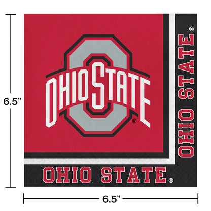 Ohio State University Luncheon Napkins 240 ct