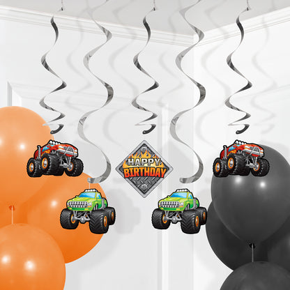 Monster Truck Dizzy Danglers 30 ct