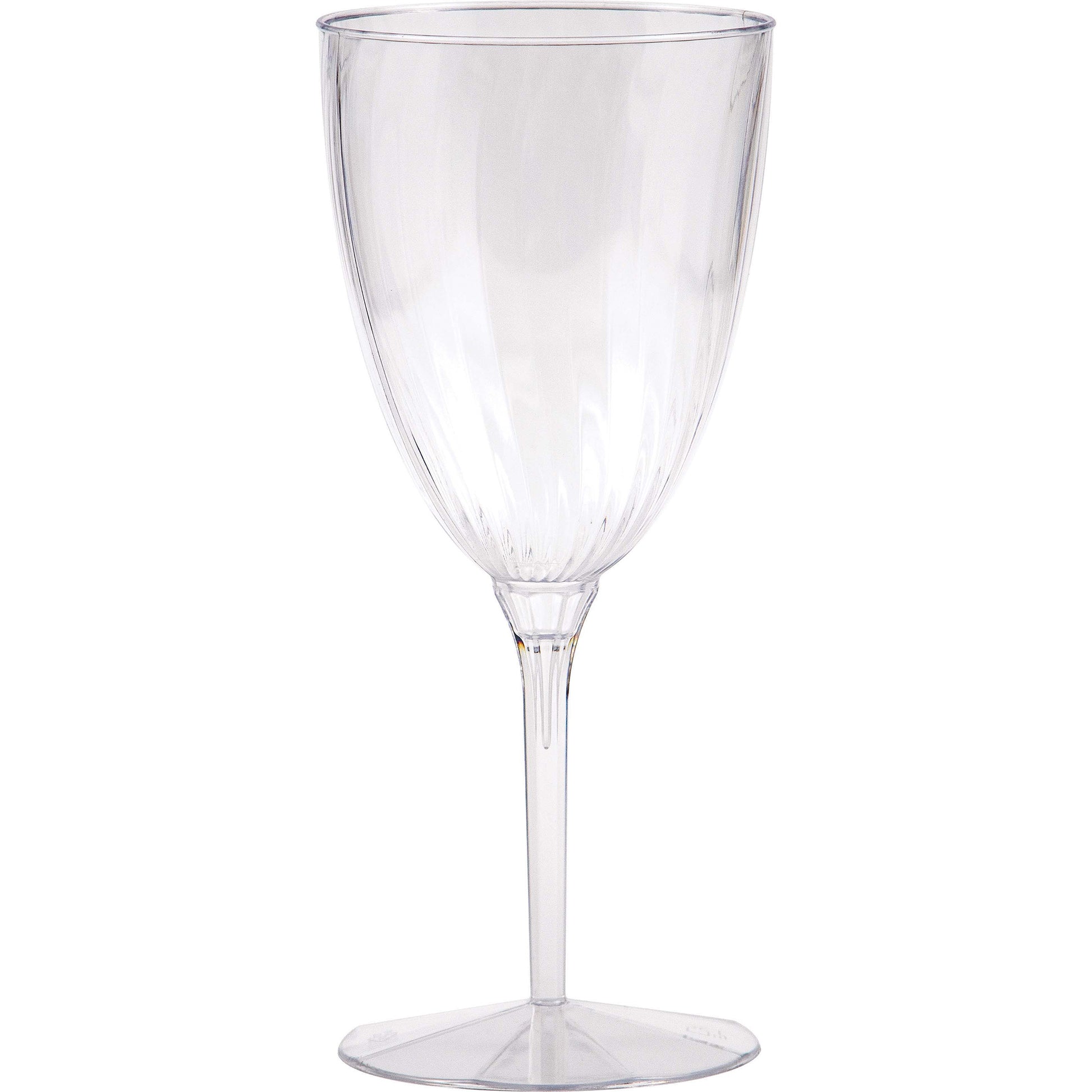 Wholesale Clear 8 oz Plastic Wine Glasses 96 ct