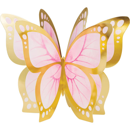 Golden Butterfly Centerpieces 18 ct