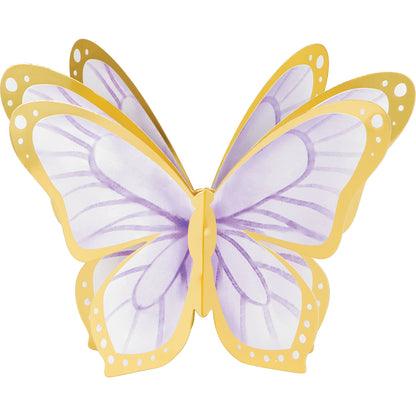 Golden Butterfly Centerpieces 18 ct