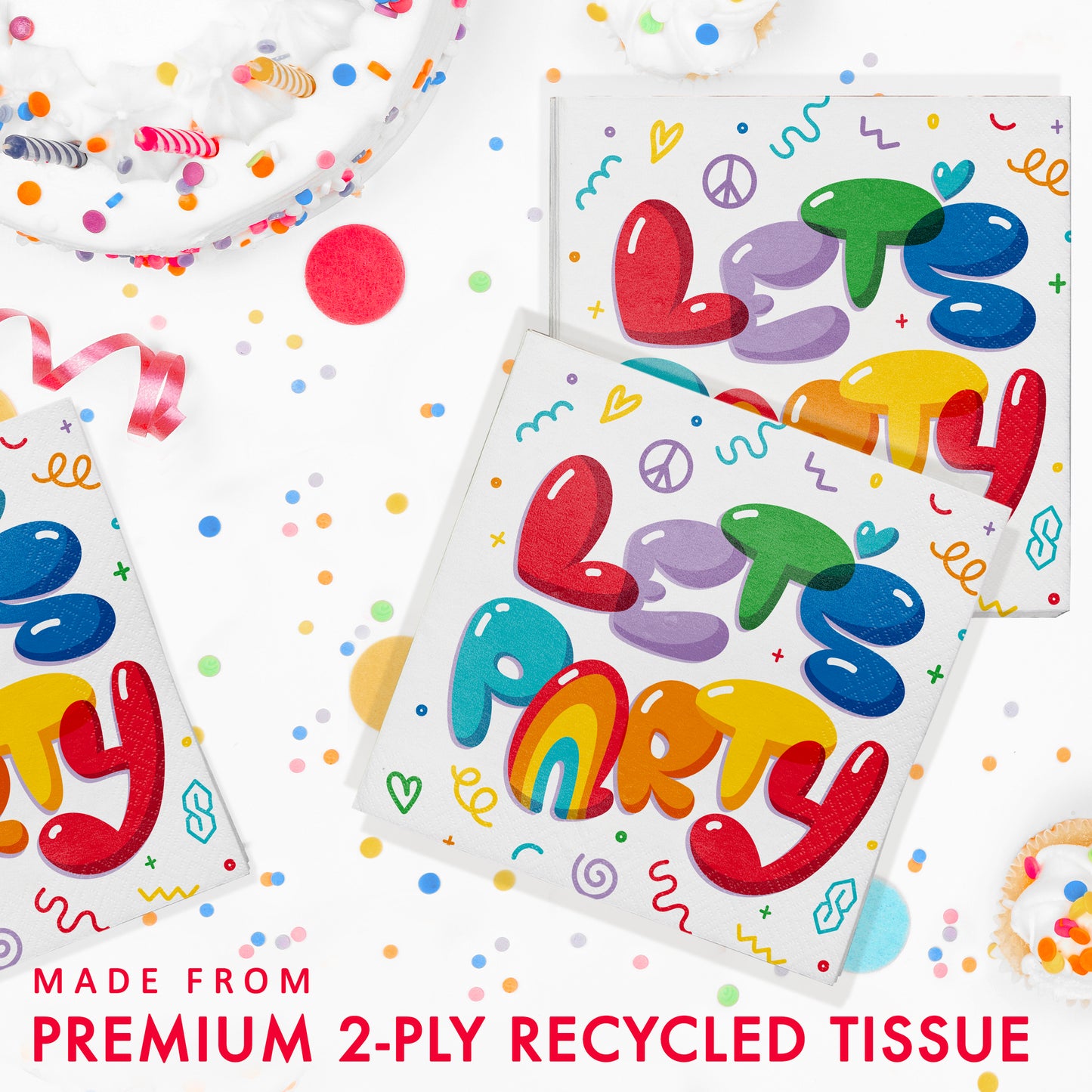 Bubbly Birthday Luncheon Napkins 192 ct Feature Image