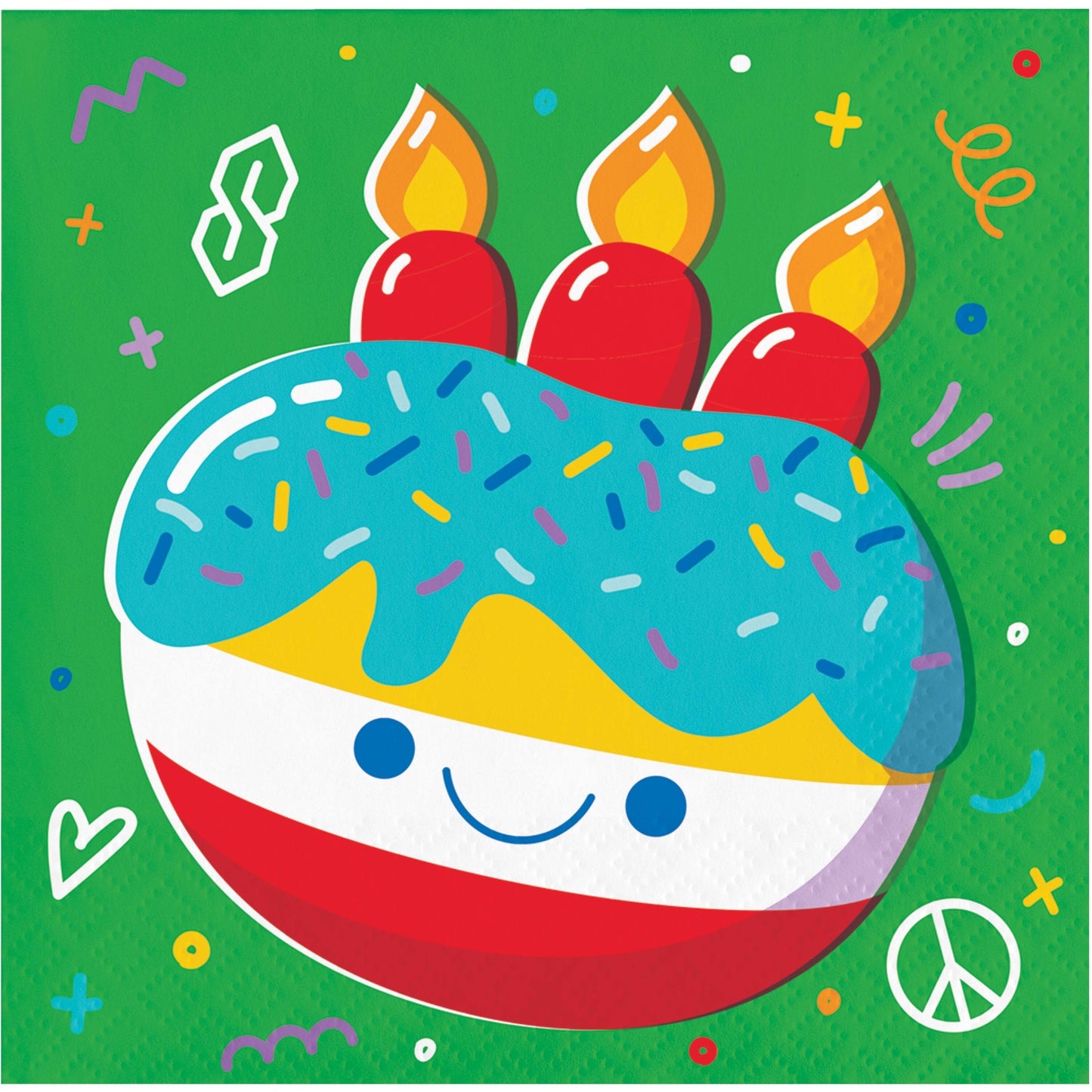Bubbly Birthday Beverage Napkins 192 ct