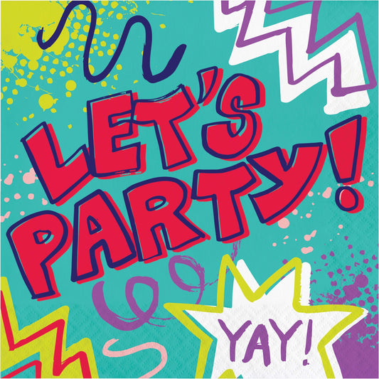 Graffiti Party Luncheon Napkins 192 ct