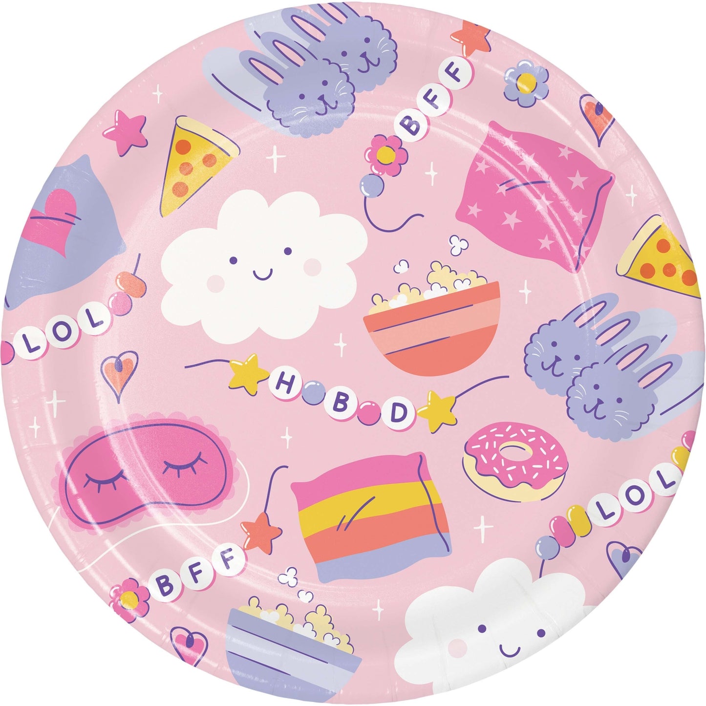 Sweet Dreams Dinner Paper Plates 96 ct