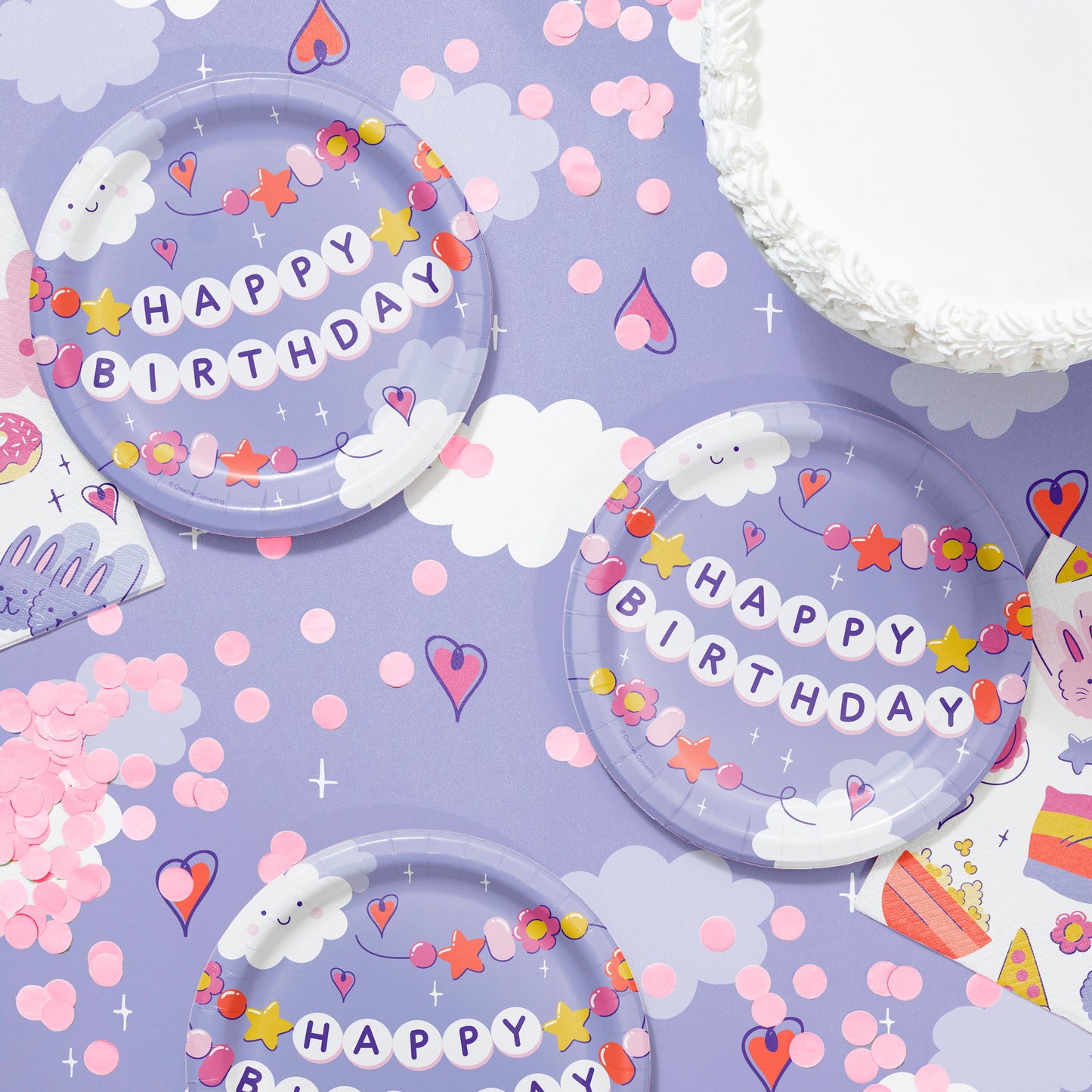 Sweet Dreams Dessert Paper Plates 96 ct Lifestyle Image