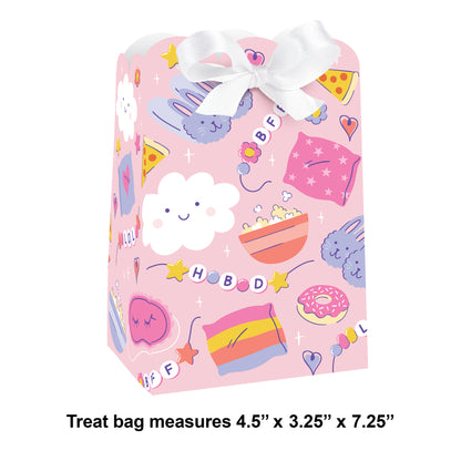 Sweet Dreams Ribbon Treat Bags 96 ct Dimension Image