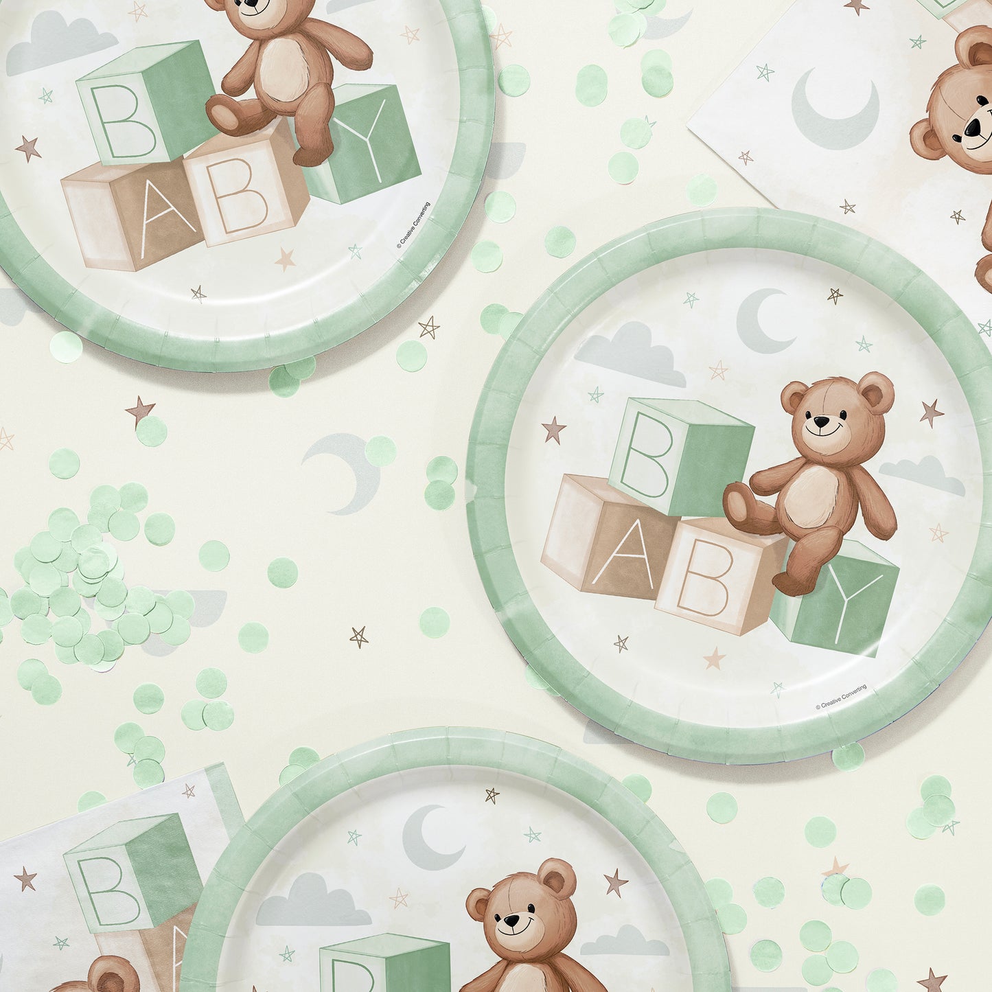 Teddy Bear Paper Plates 96 ct
