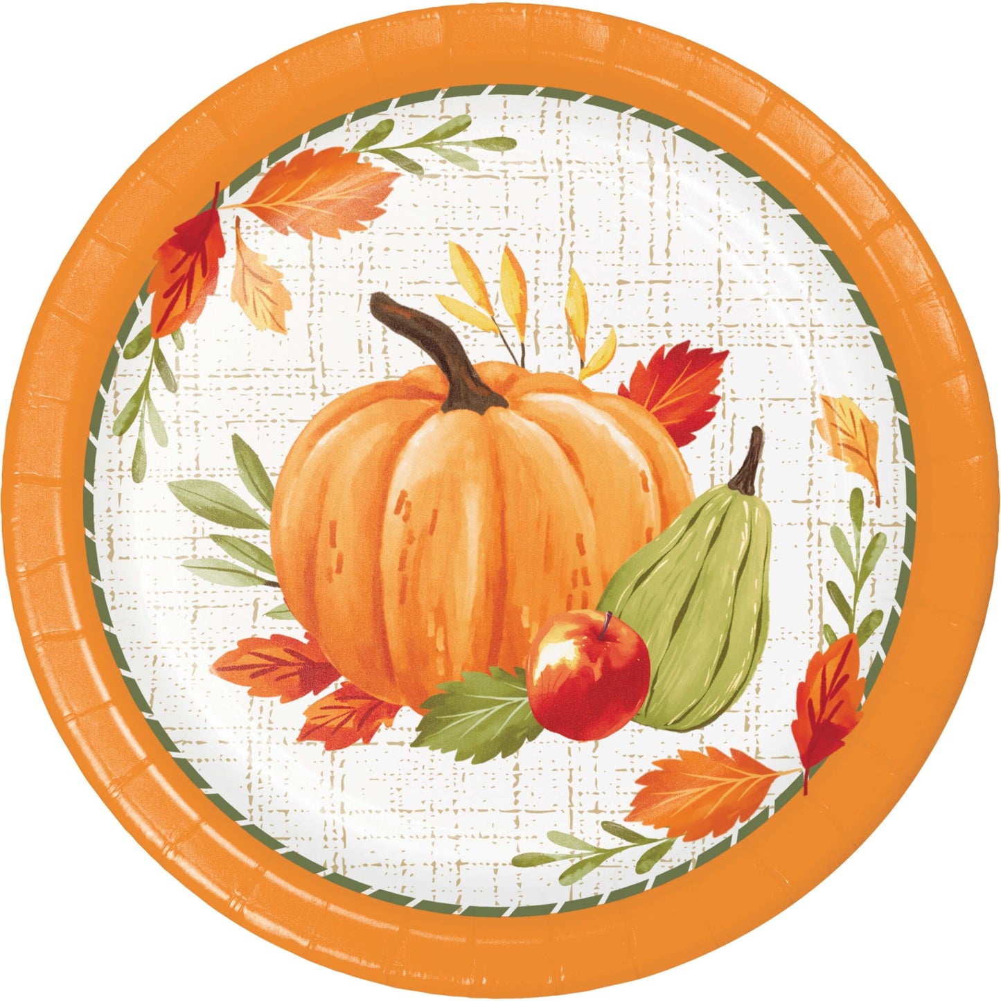 Autumn Orchard Fall Dessert Paper Plates 96 ct