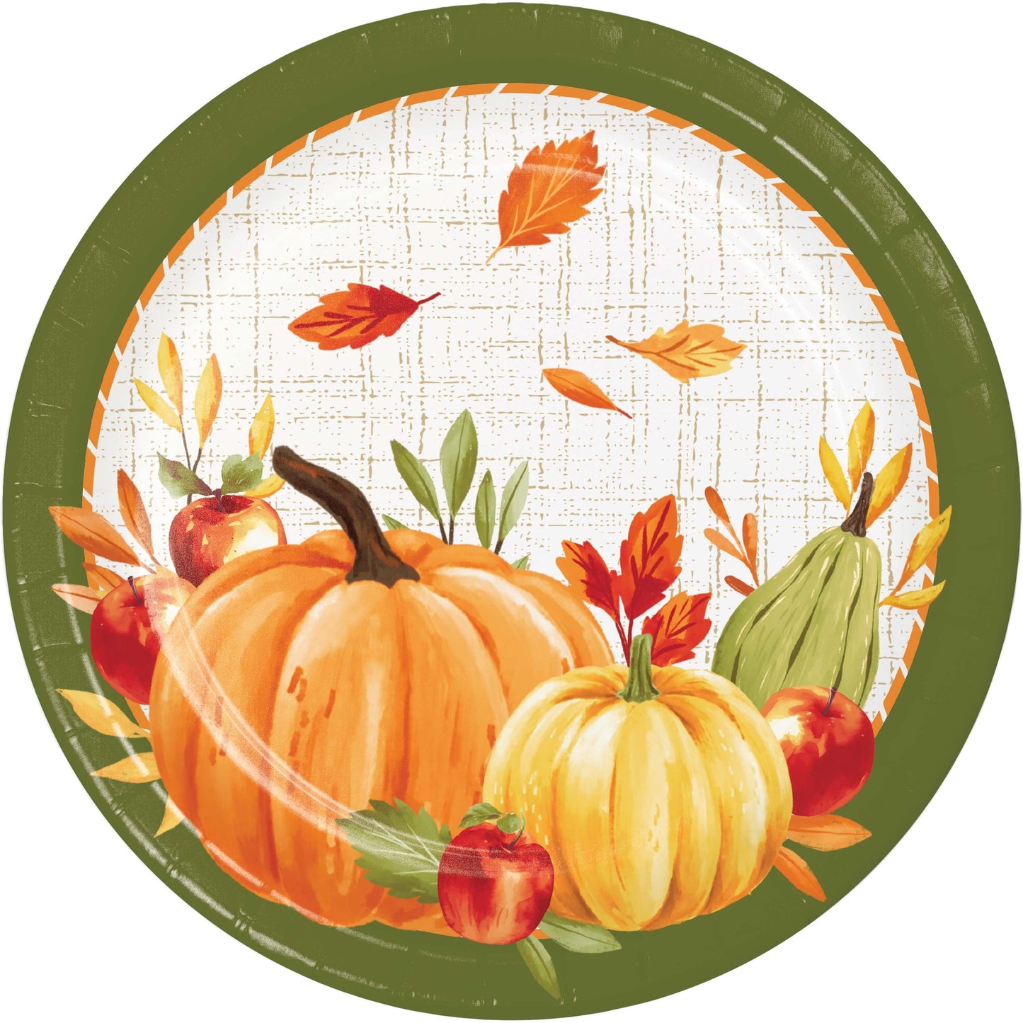 Autumn Orchard Fall Party Paper Plates 96 ct