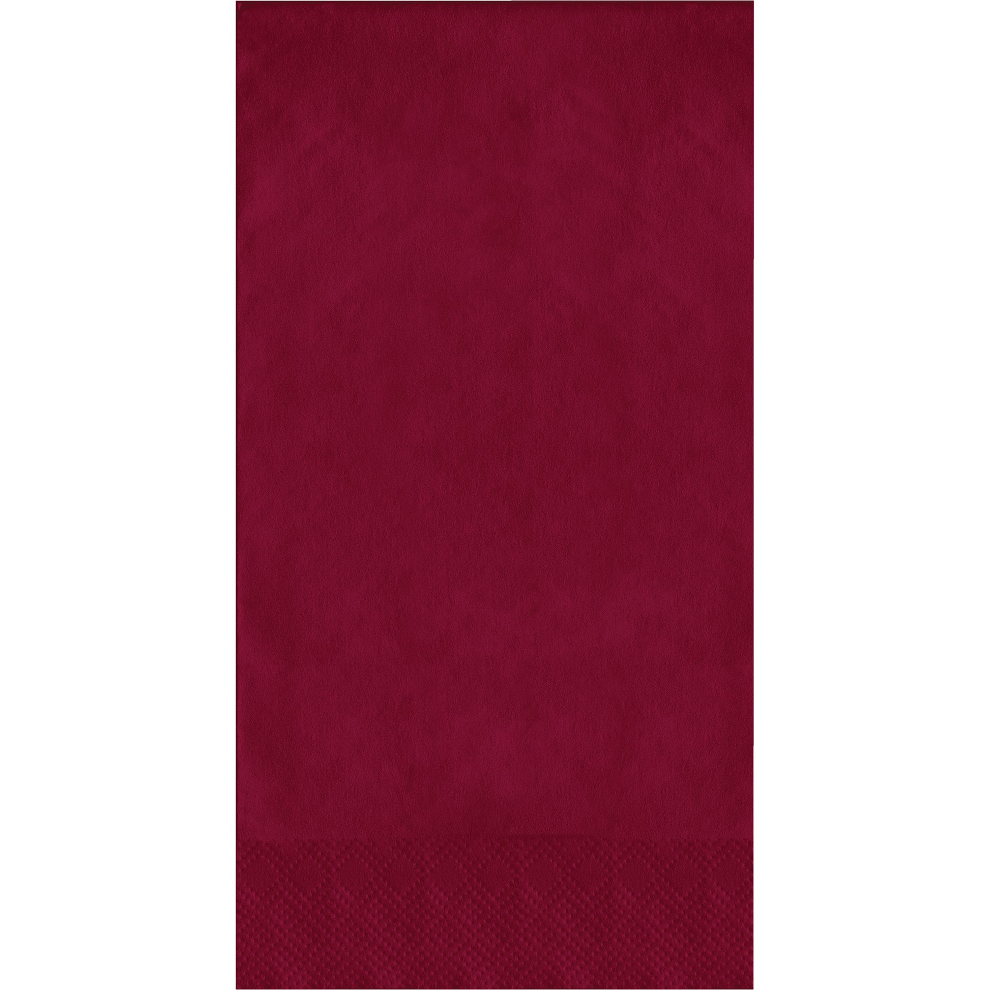 Red guest towels on a white background