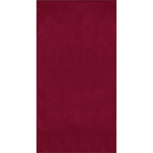 Red napkins on a white background