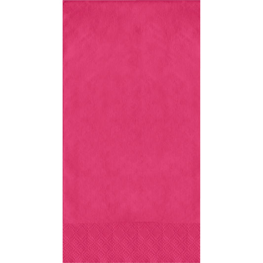 Pink guest towels on a white background