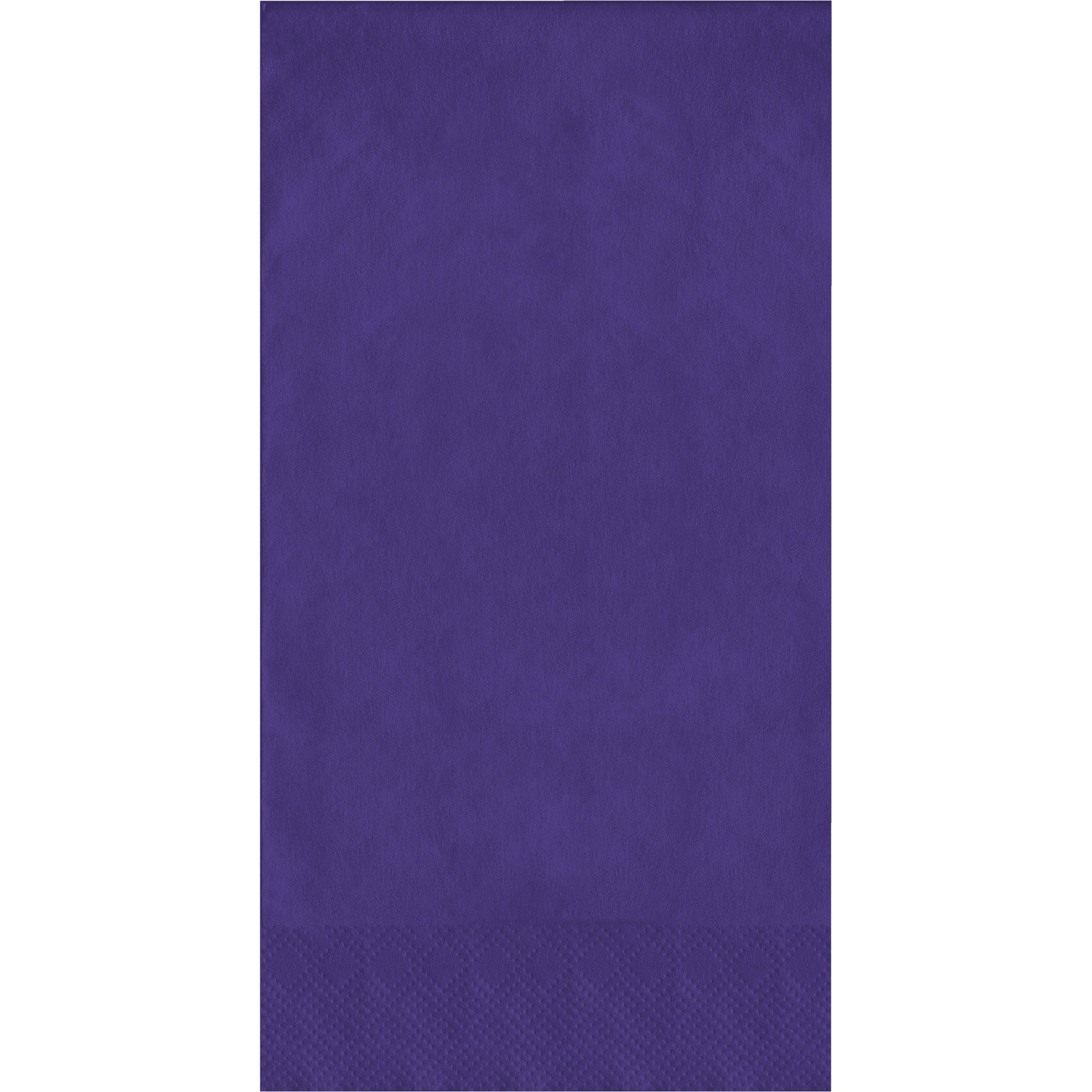 Purple guest towels on a white background