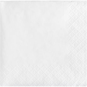 White Beverage Napkins 3-Ply 500 ct